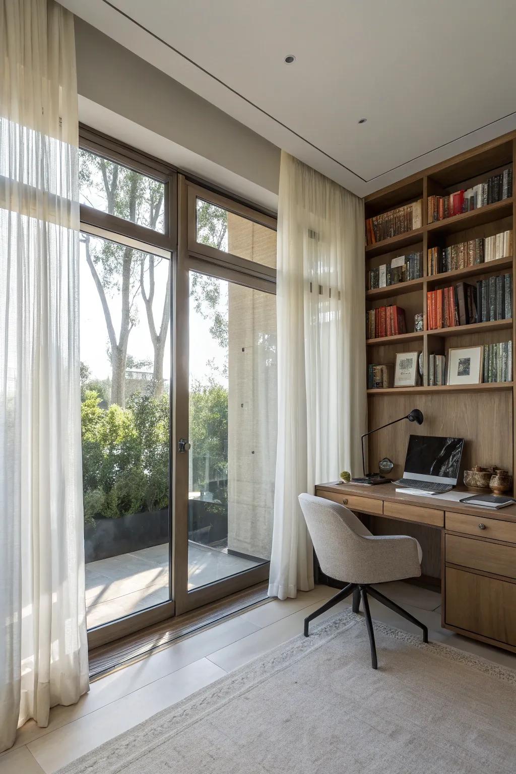 Mother Nature's light elevates the mood and productivity.