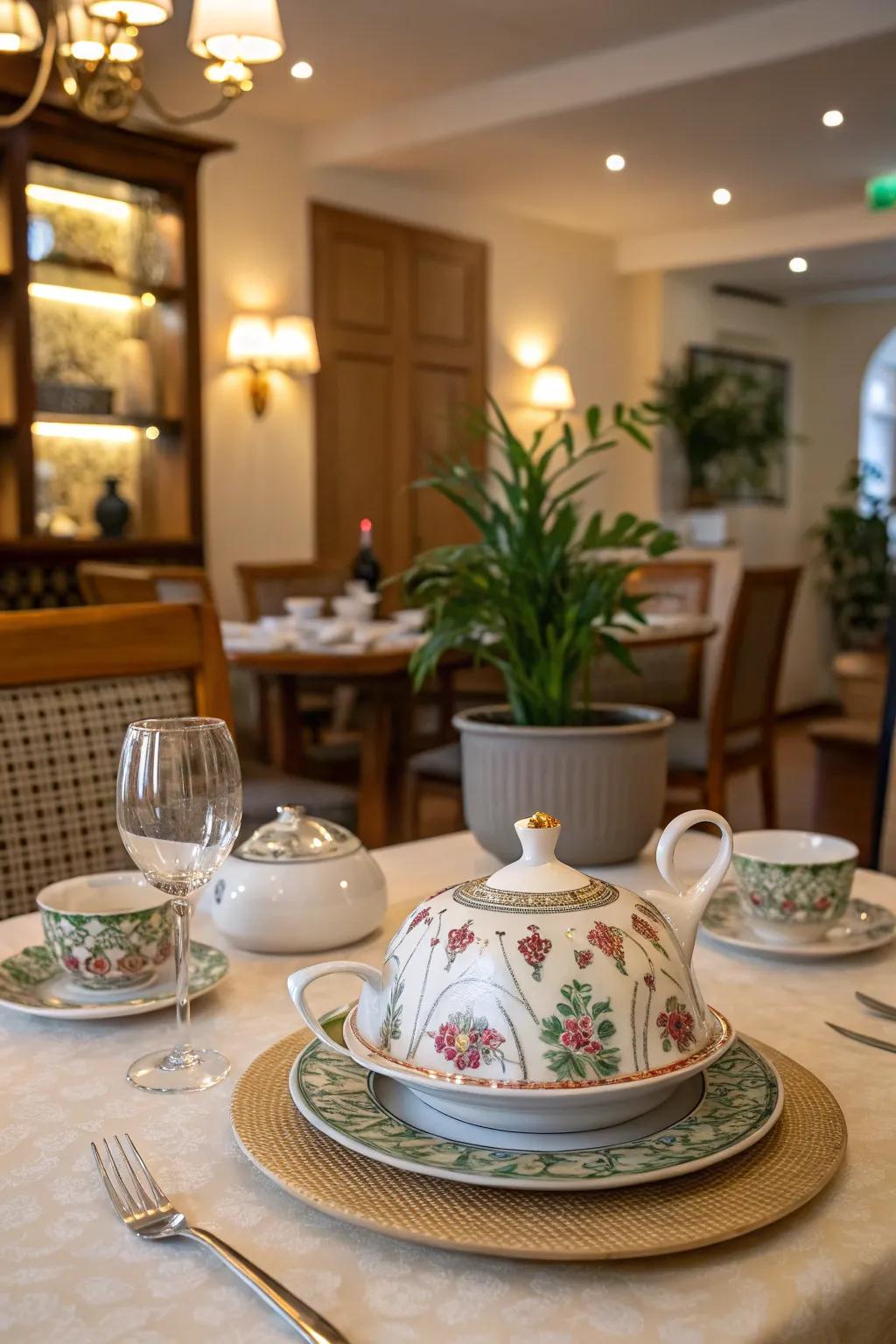 Useful elegance: Day-to-day items fashion distinct centerpieces.