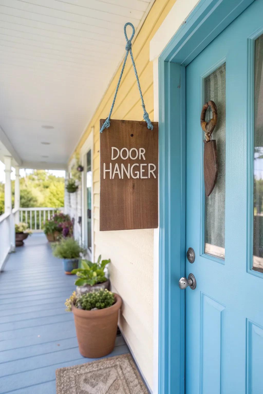 Greet your visitors with a grin utilizing an amusing door adornment.