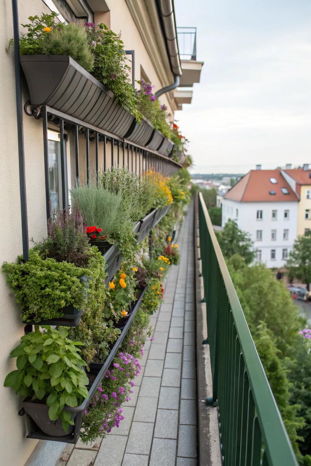 A loft garden draws the outdoors nearer to home.