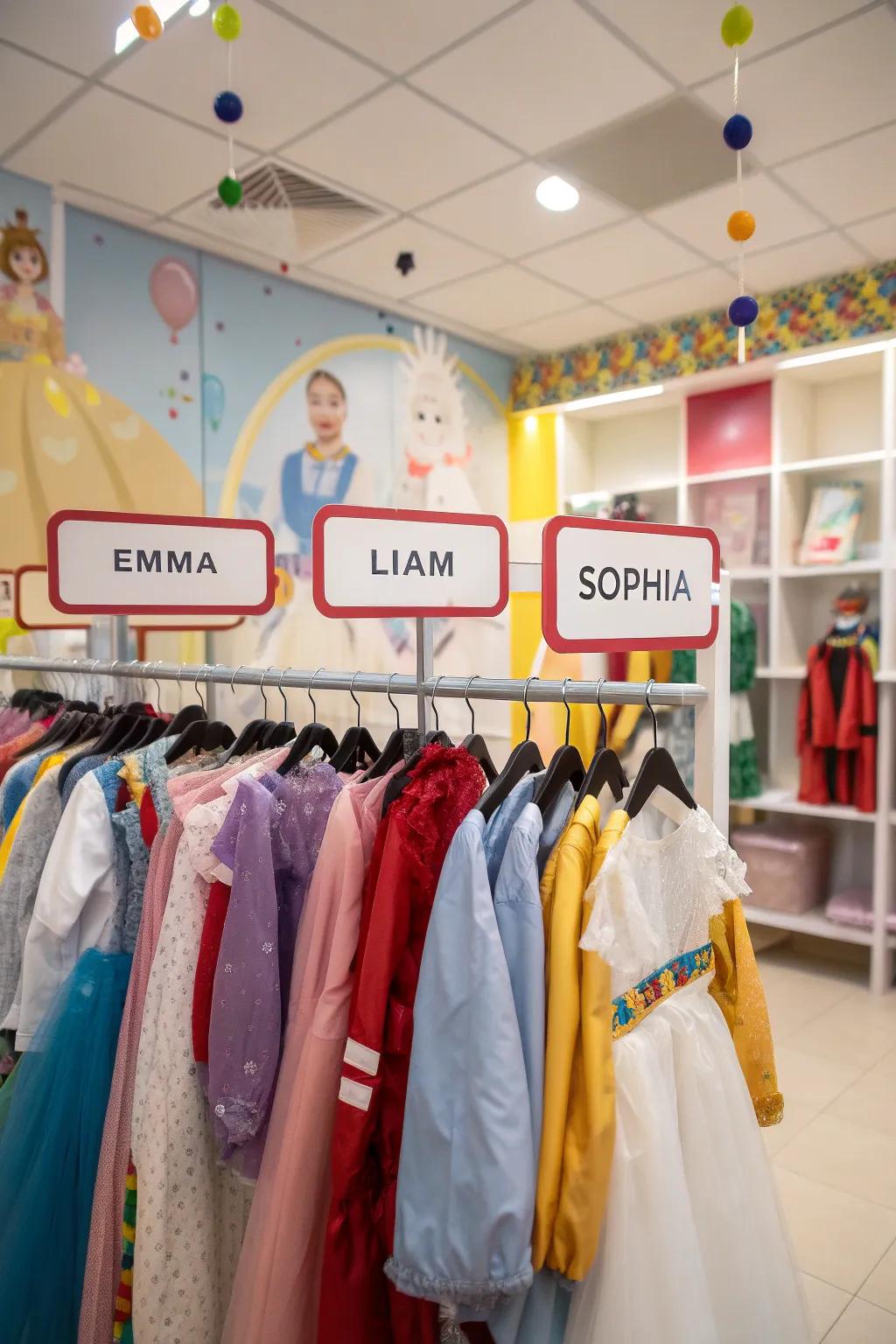 Name tags ensure every child feels special.