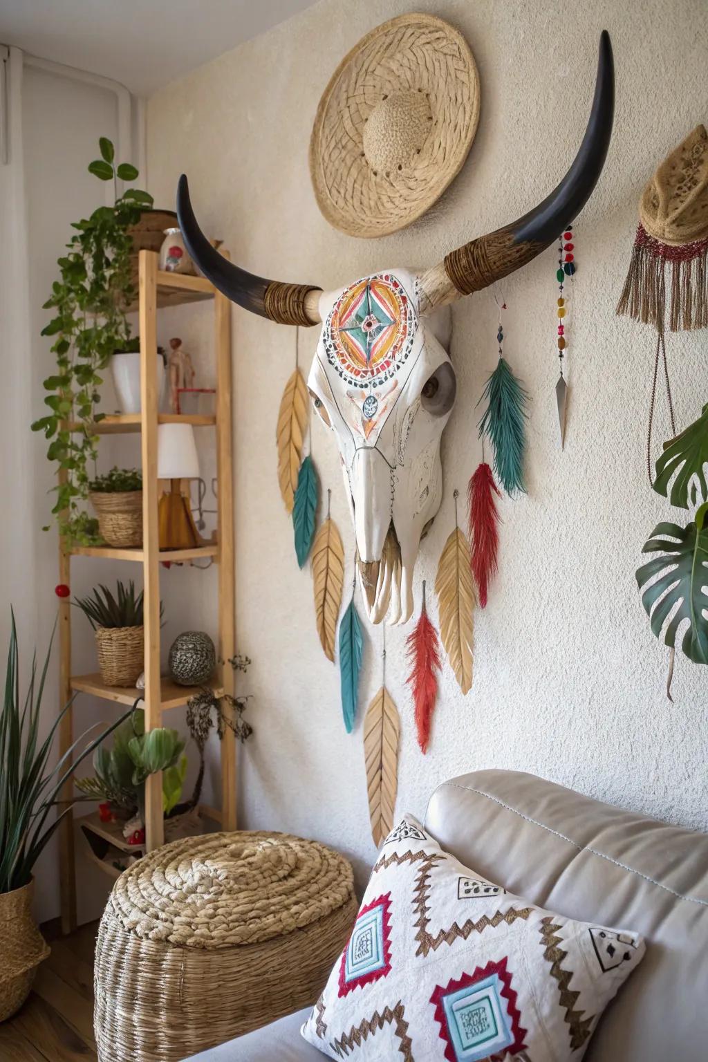 Bohemian designs infuse an easygoing and artistic vibe into your area.