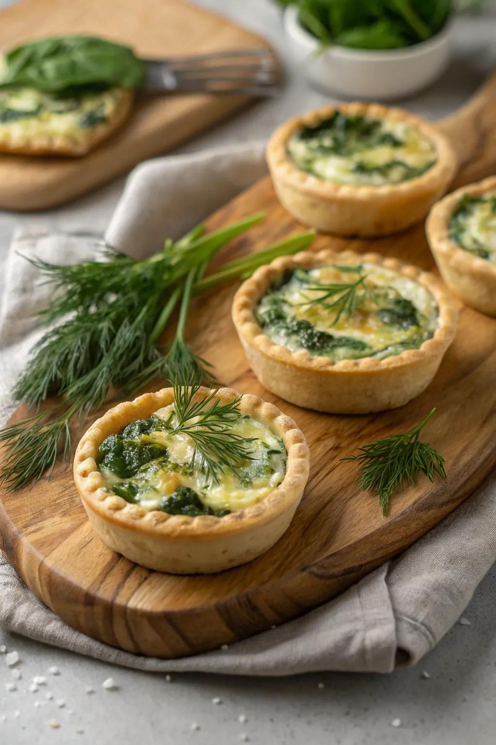 Small savoury pies, a wonderful savory delight.