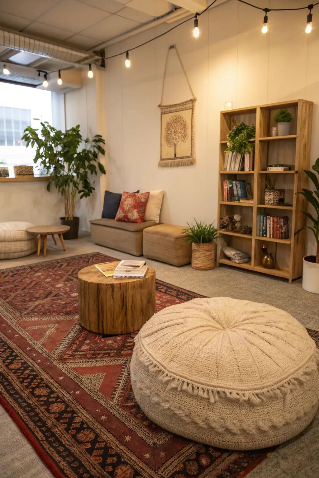A snug nook suited for unwinding.