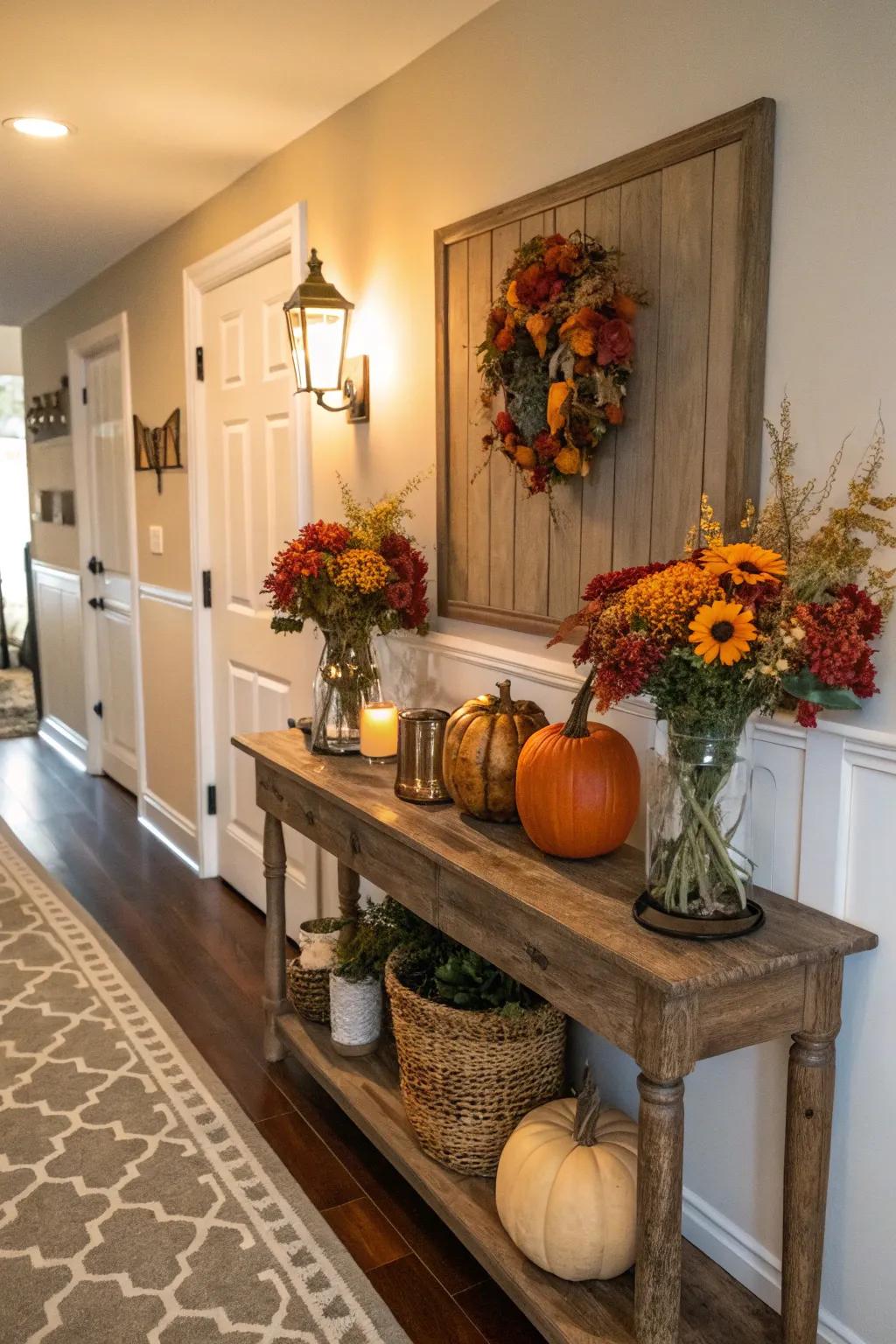 Periodic decor sustains your entrance's vibrant, updated vibe.