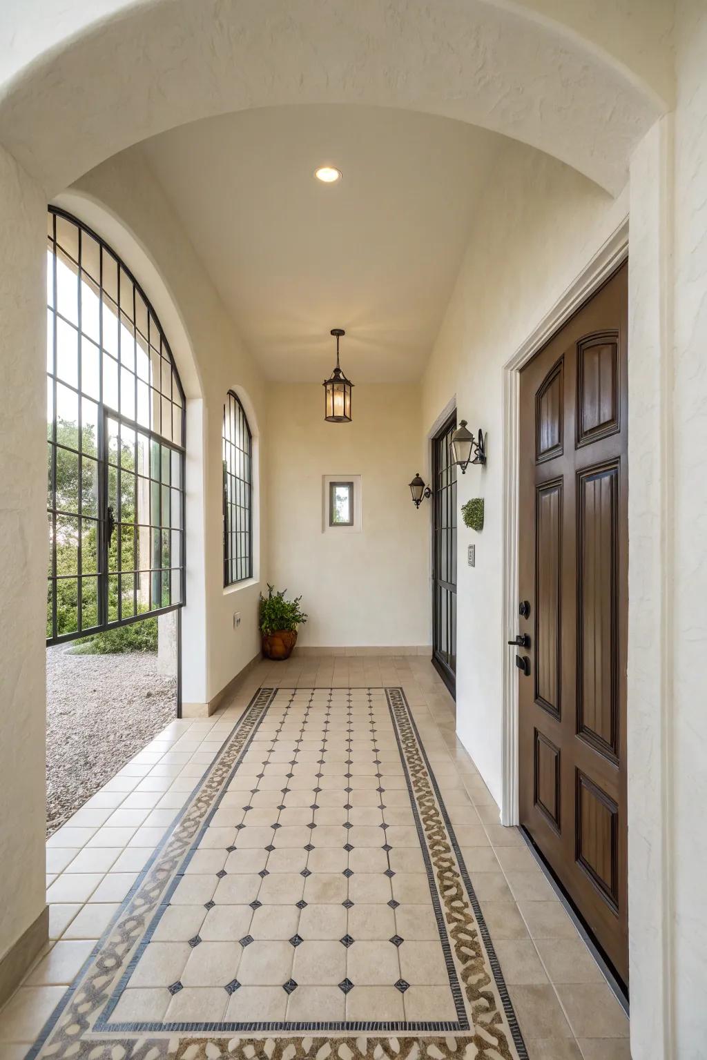 Minimalist stone accents deliver a pure, useful aesthetic.