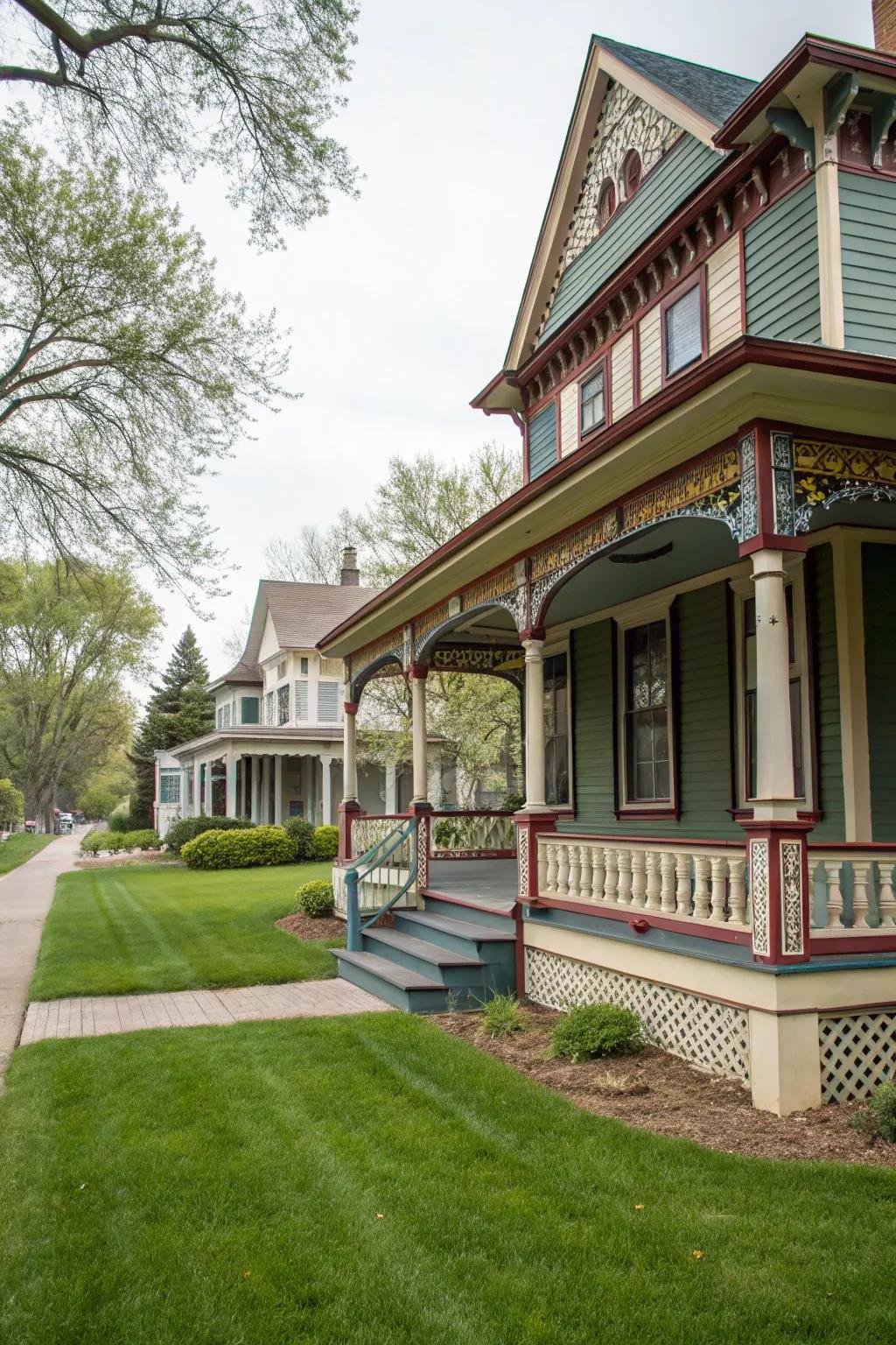 Highlighting ornamental components can enhance visual appeal.