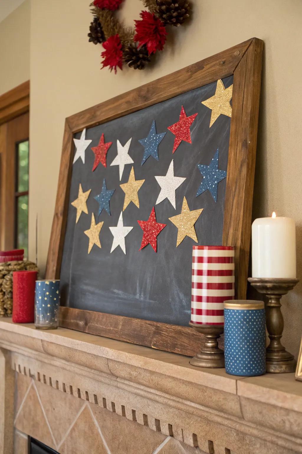 Stars and bands with an auric accent for a quintessential aesthetic.
