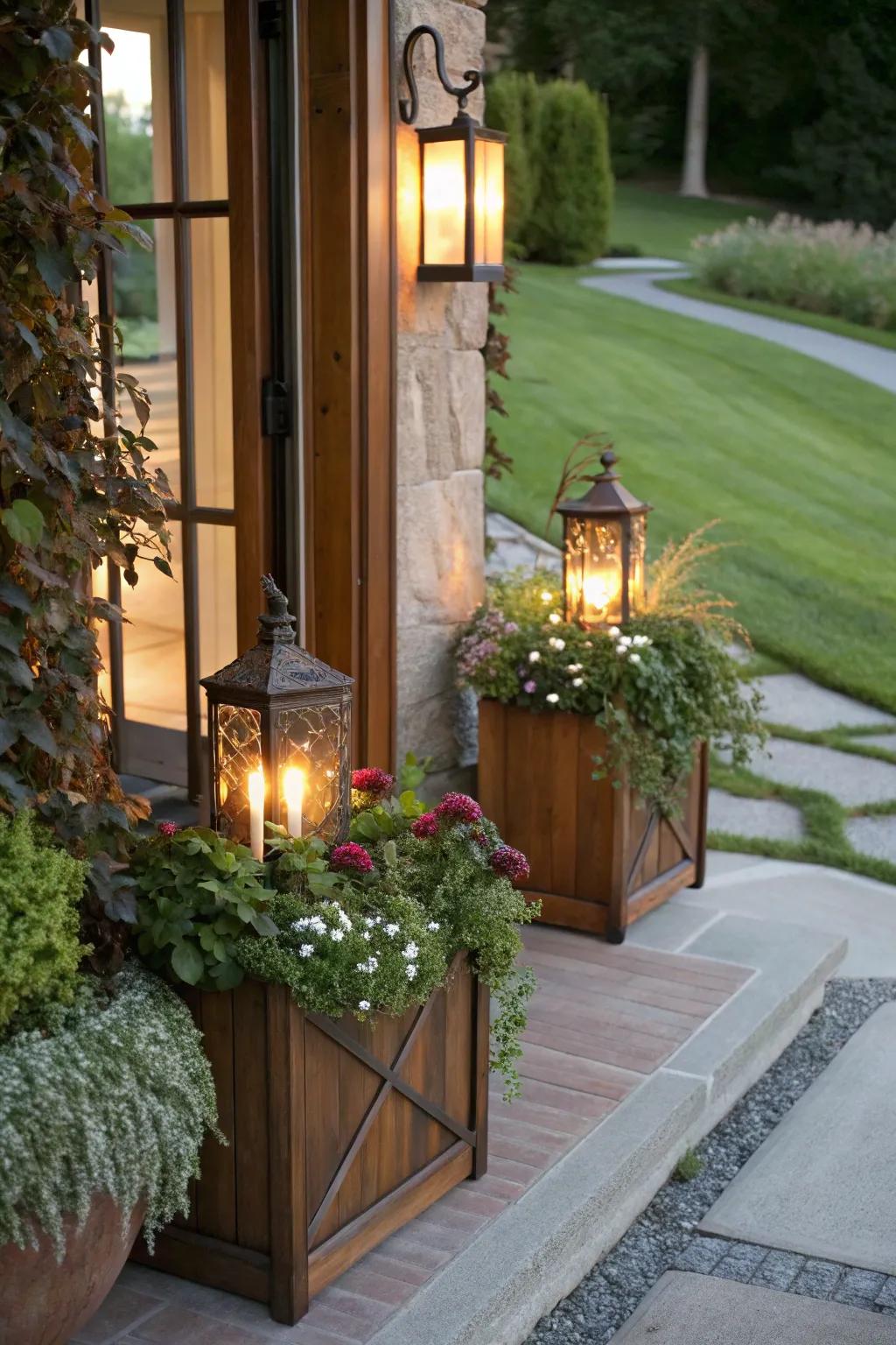 Enhance your gateway with lighting.