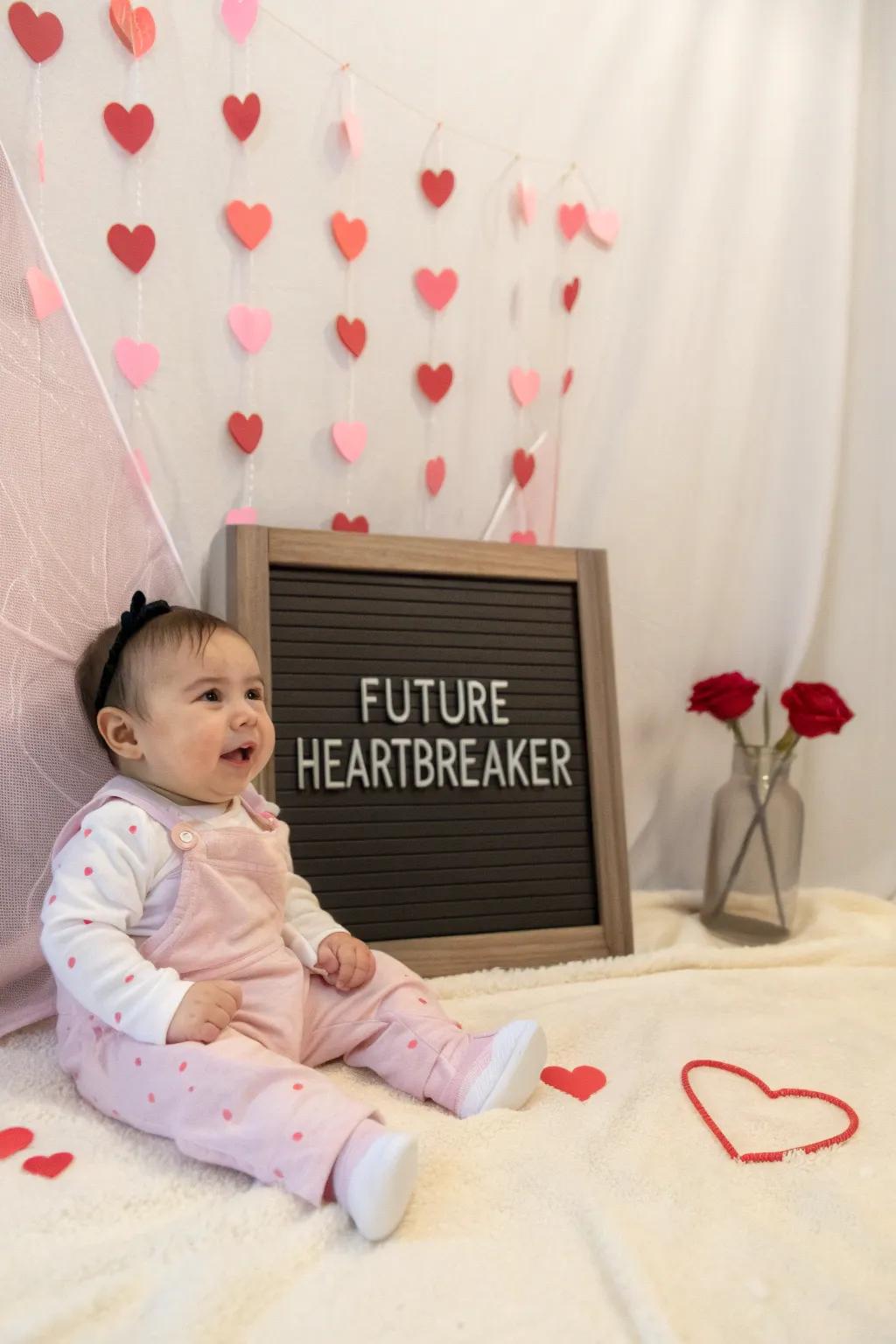 A playful glimpse into your baby's captivating future.