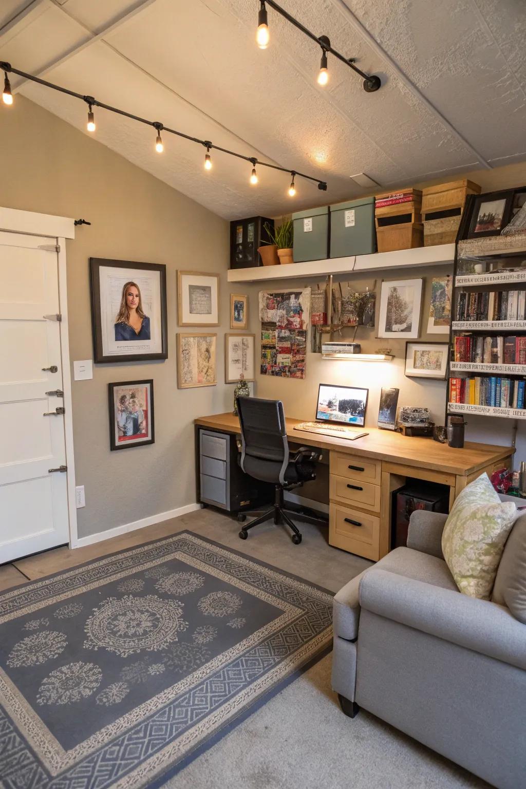Create a home-like feel in your office with personalized touches.