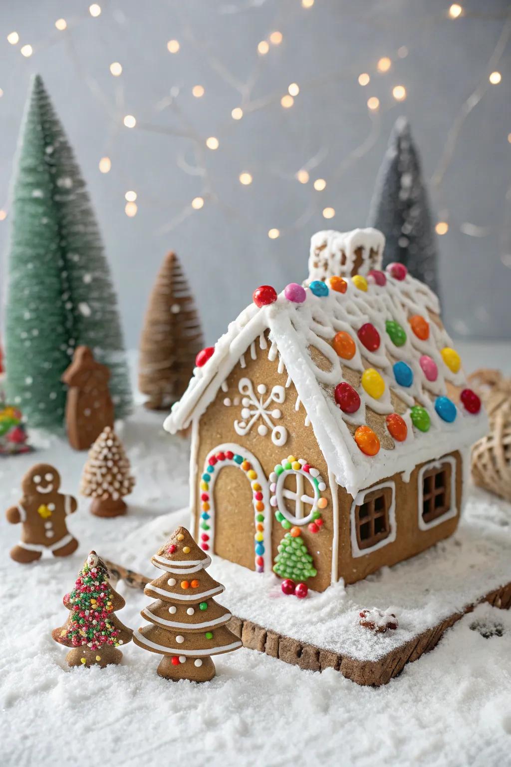 A gingerbread mansion that serves as a feast for the senses.