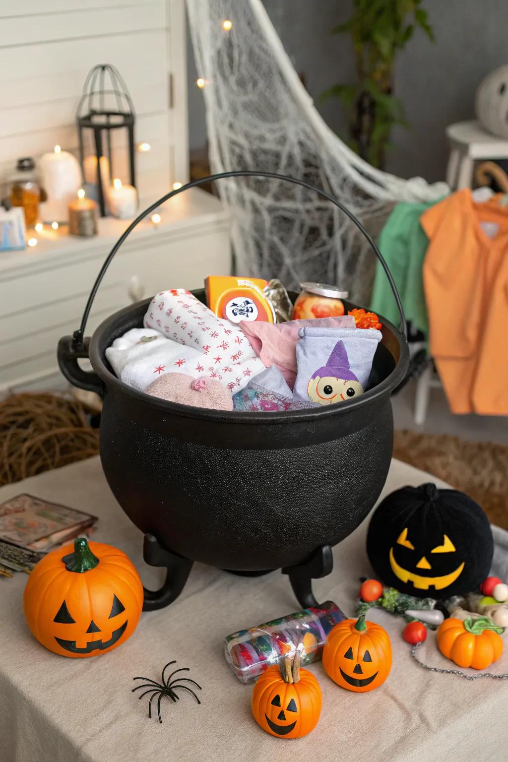 A guessing game encourages interaction and adds excitement to the baby shower.