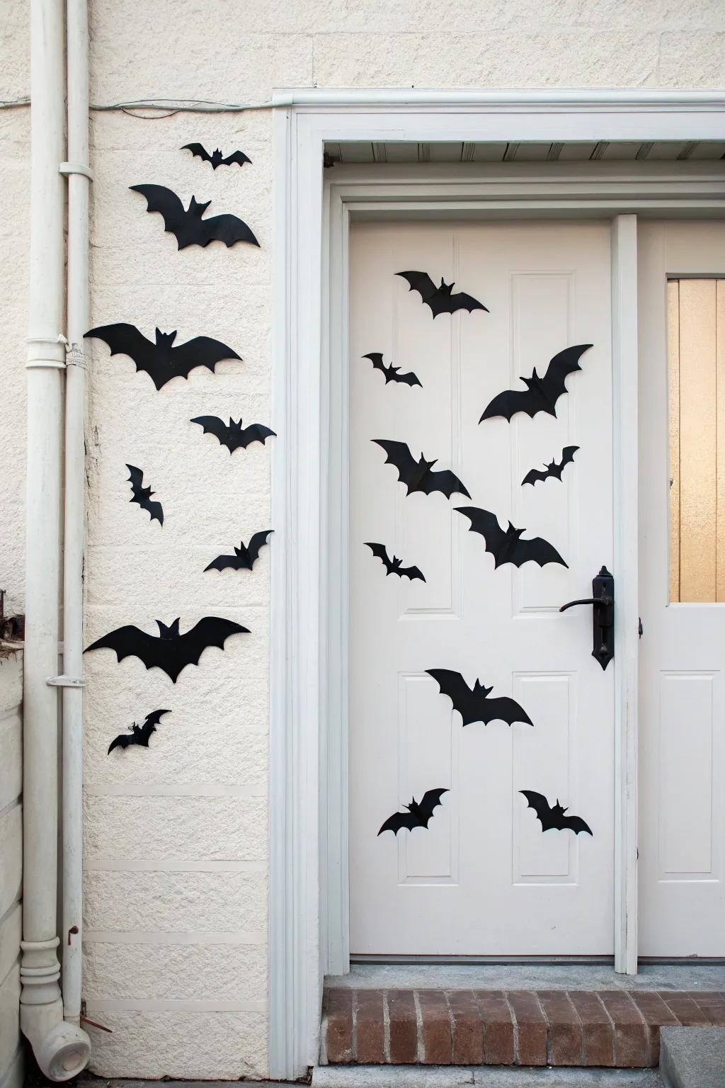 Forge a sense of motion with fleeting bats.