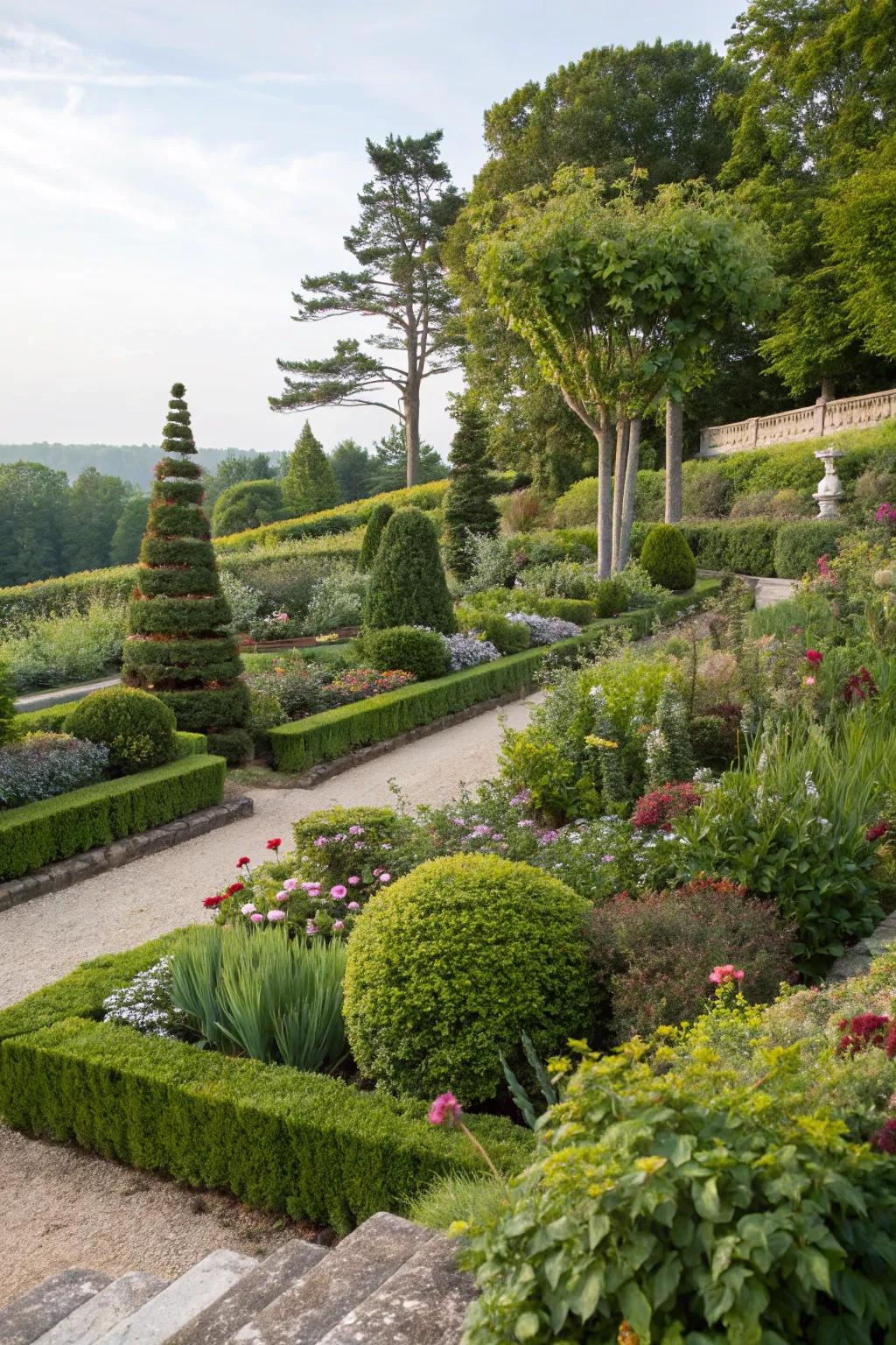 Tiered sowing builds depth to your landscape.