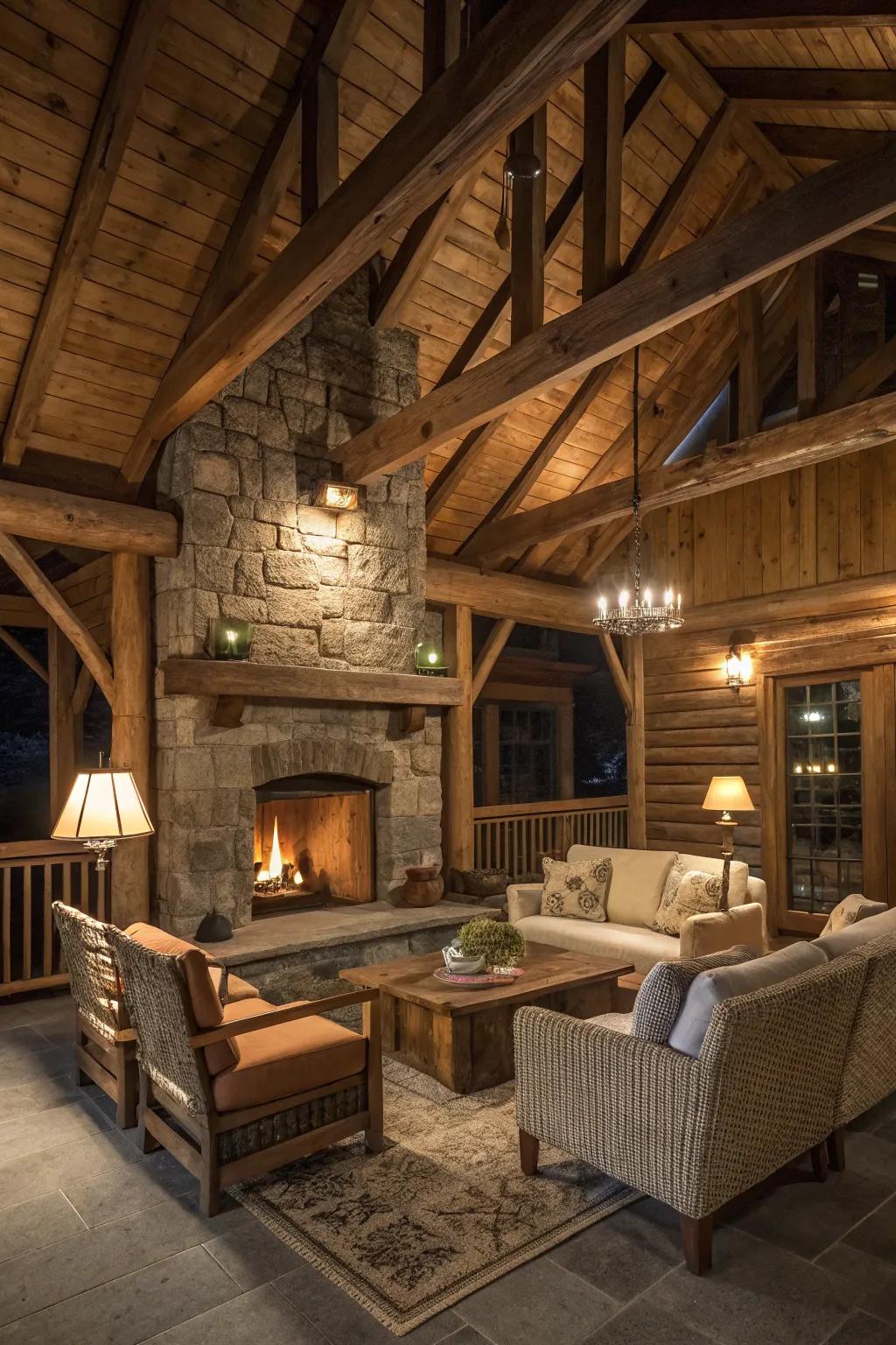 Eternal allure with country design aspects.