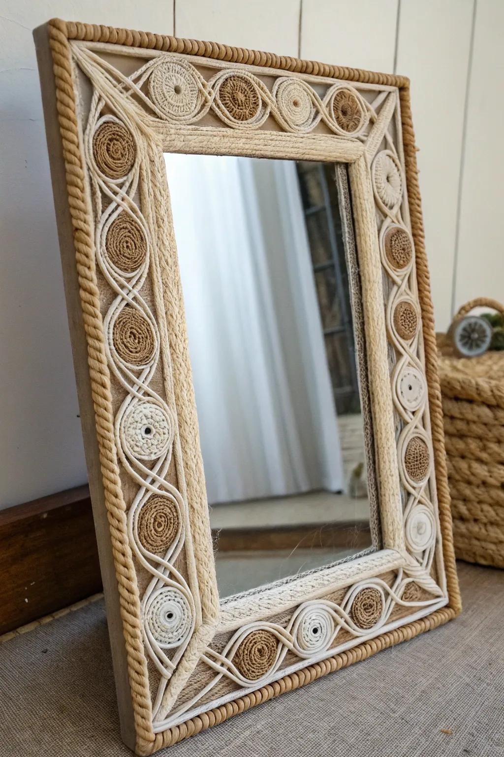 Constructing a fashionable mirror border on a budget is a delightful do-it-yourself venture.