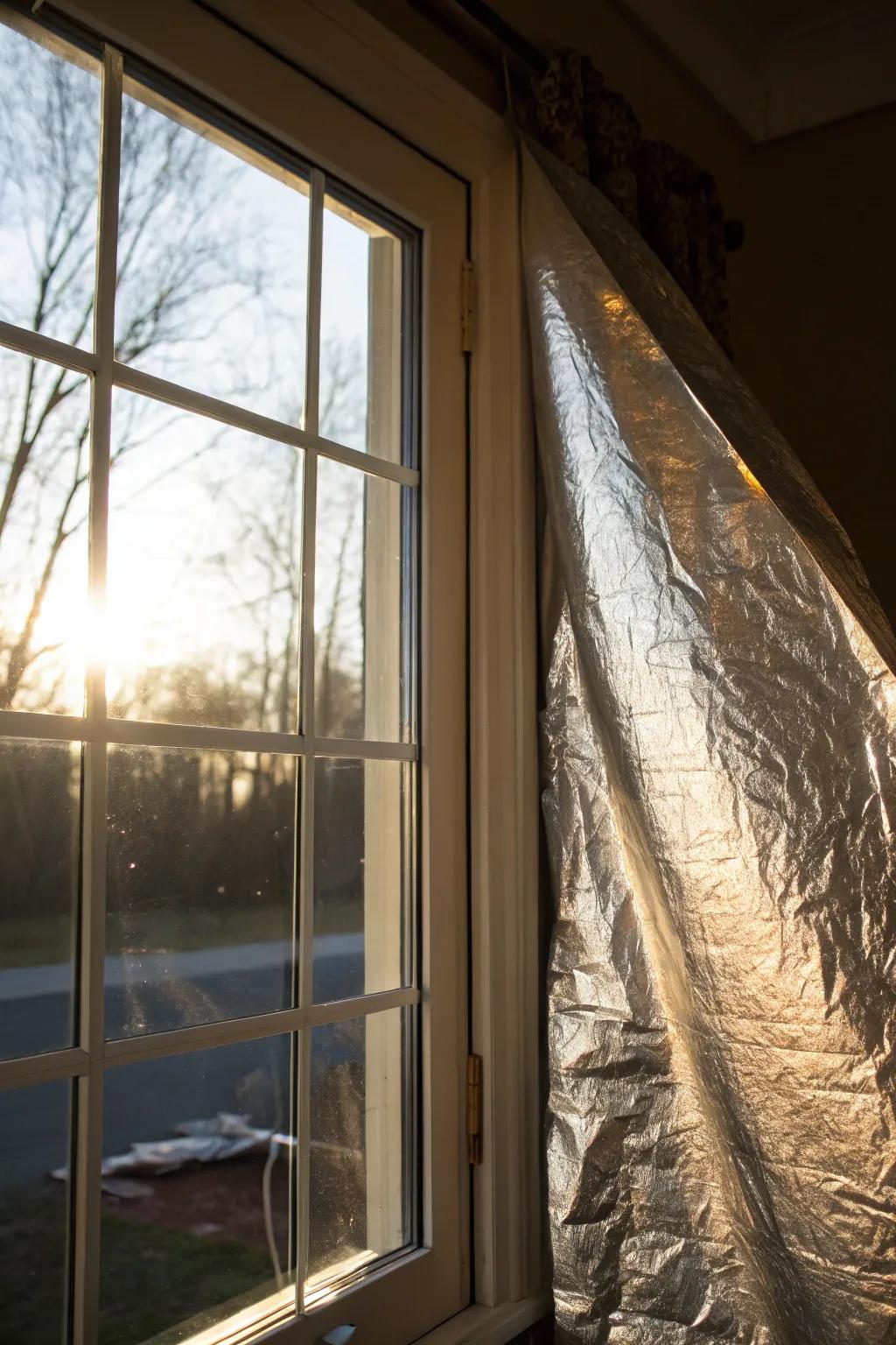 Glare film helps keep interiors cool in summer.