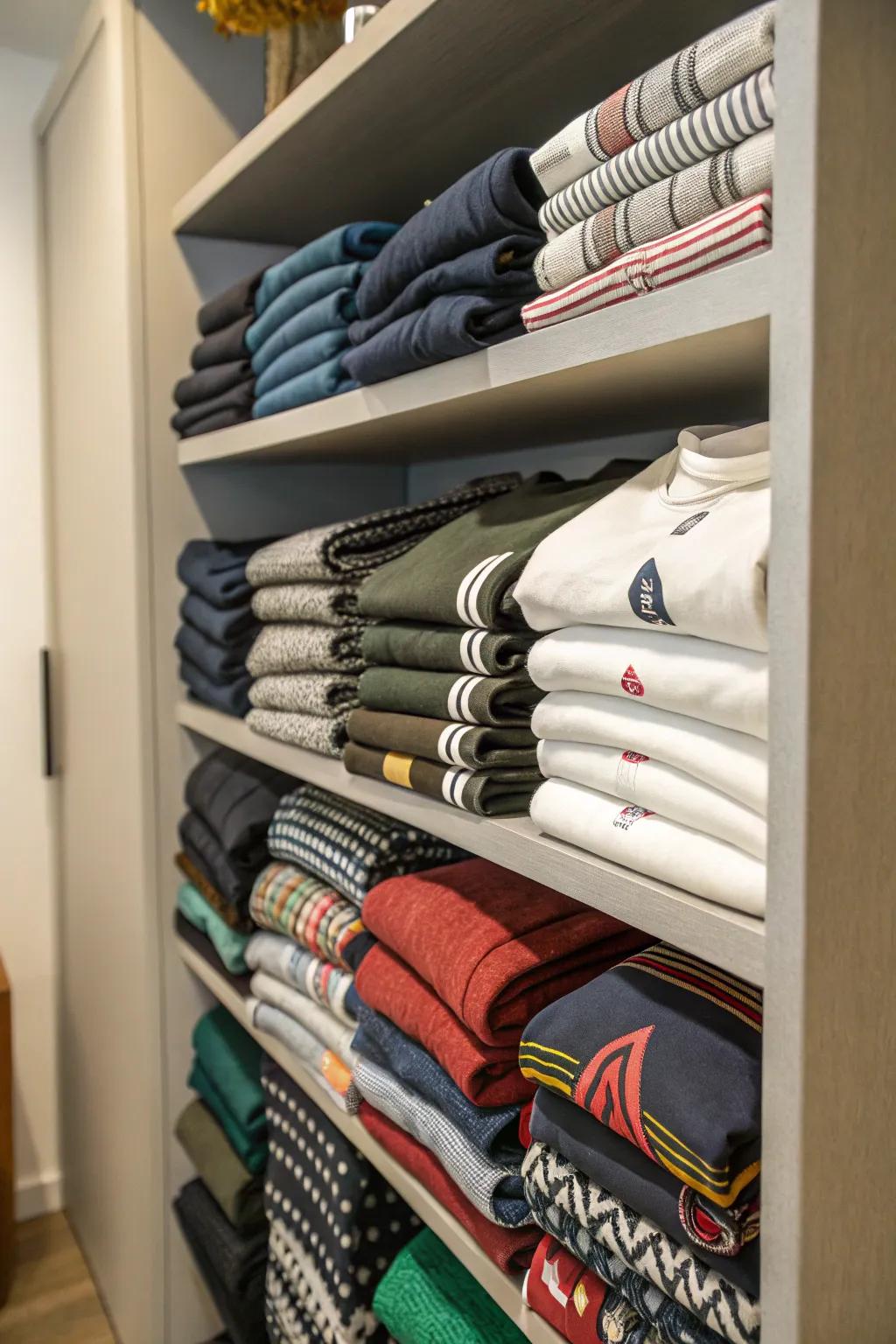 Stack vertically to use the space you have.