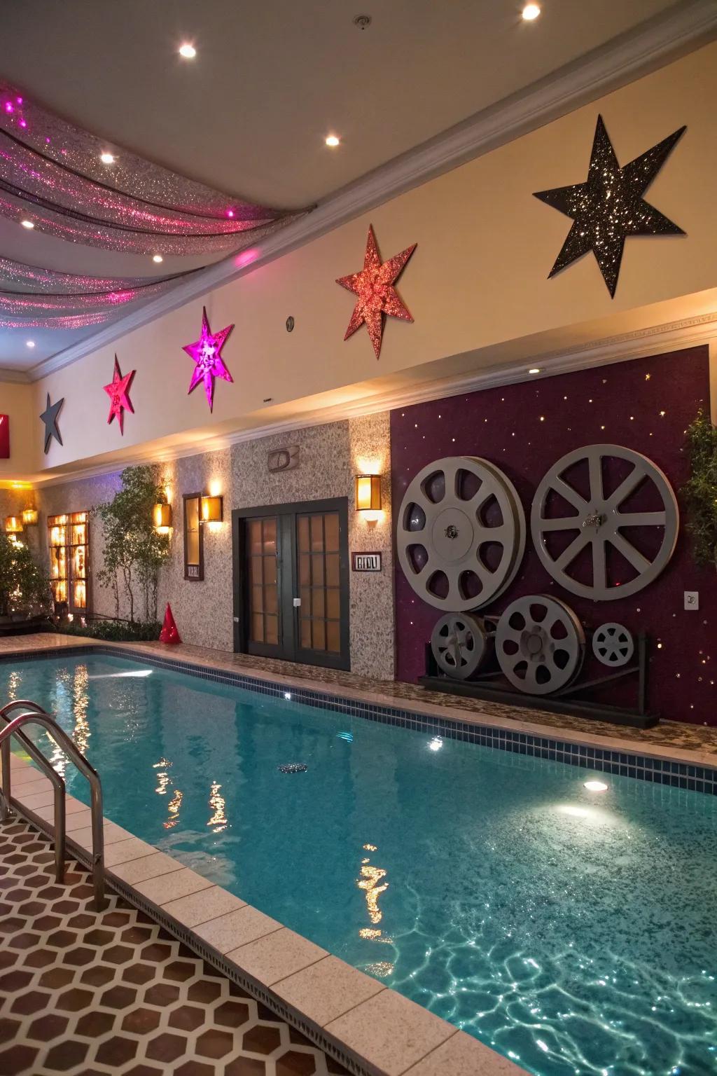 Inject glamour with a Hollywood-inspired pool event.