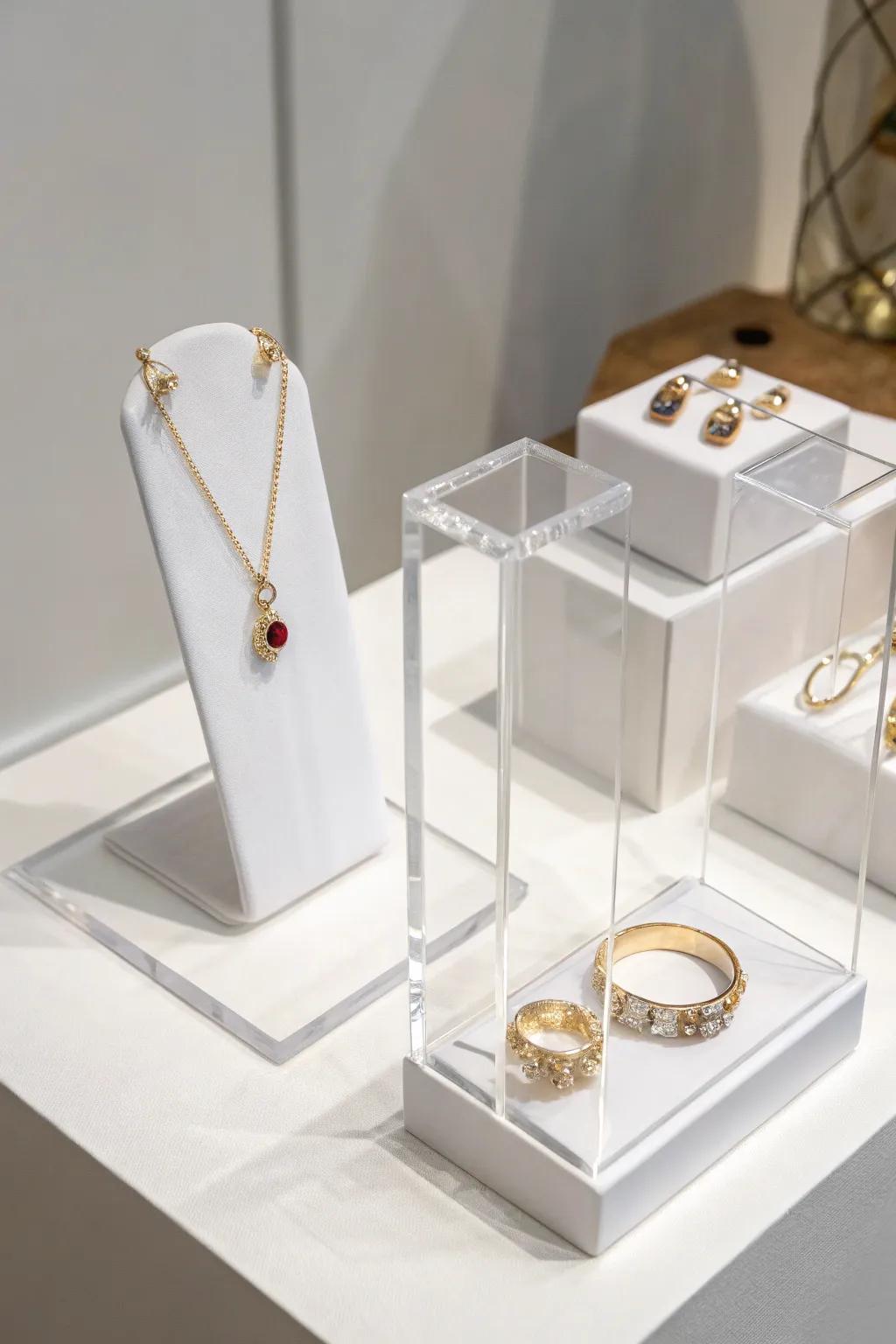 Understatement spotlights the elegance of each item.