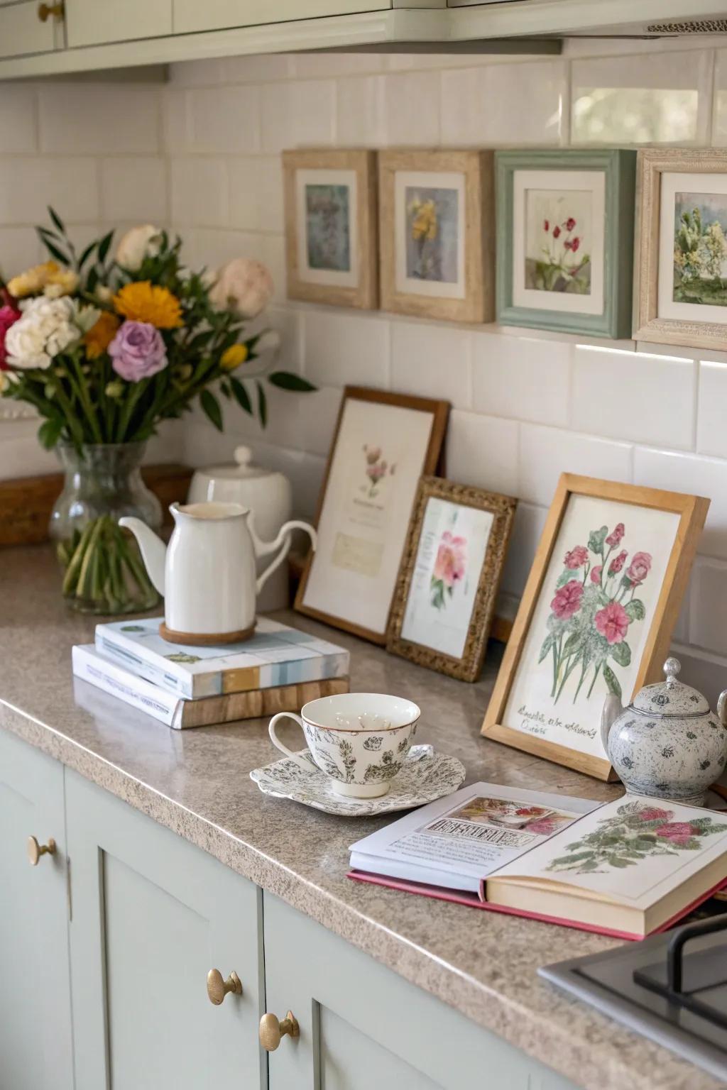 Personal touches adding warmth and individuality.