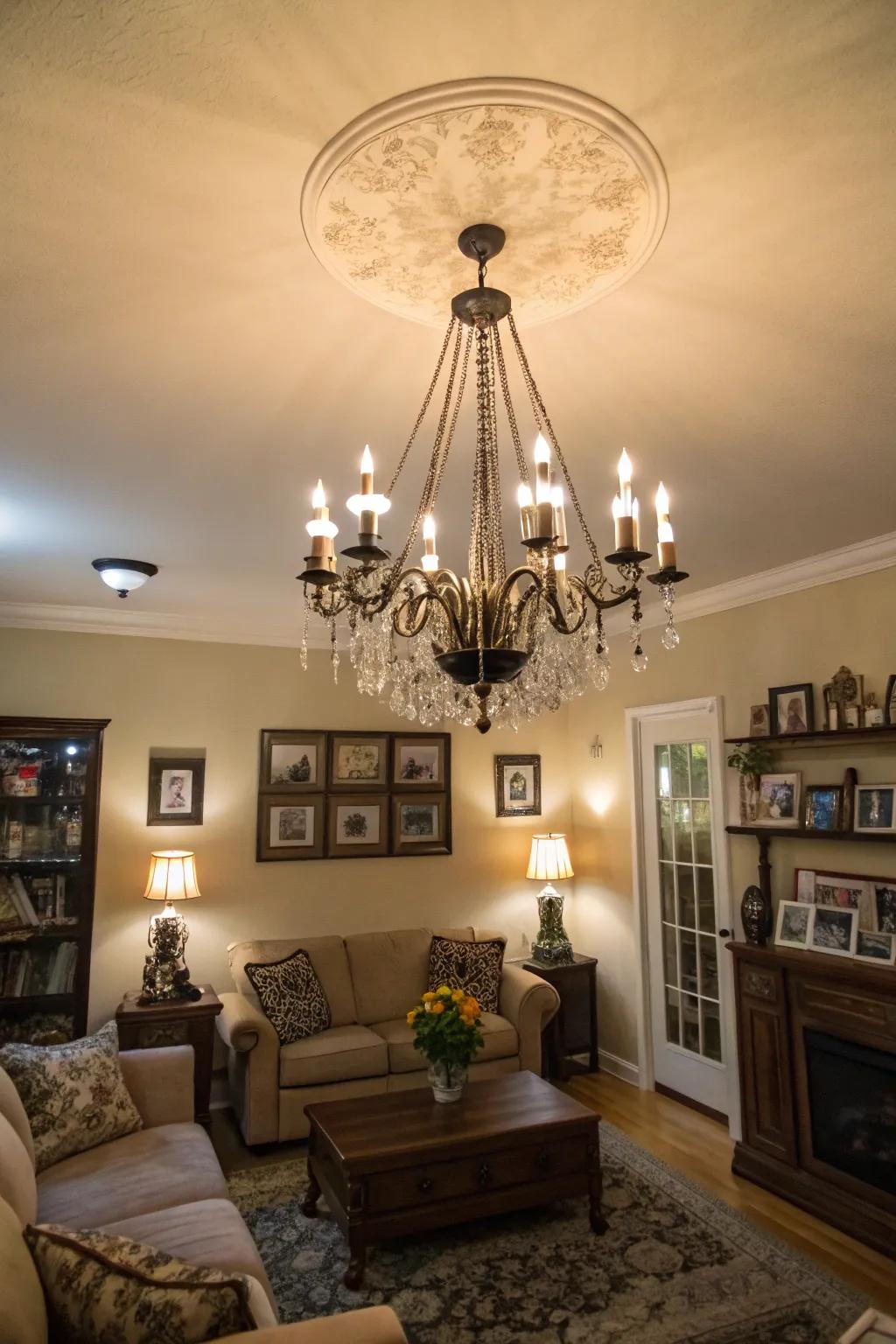 Illumination defines the mood and injects style.