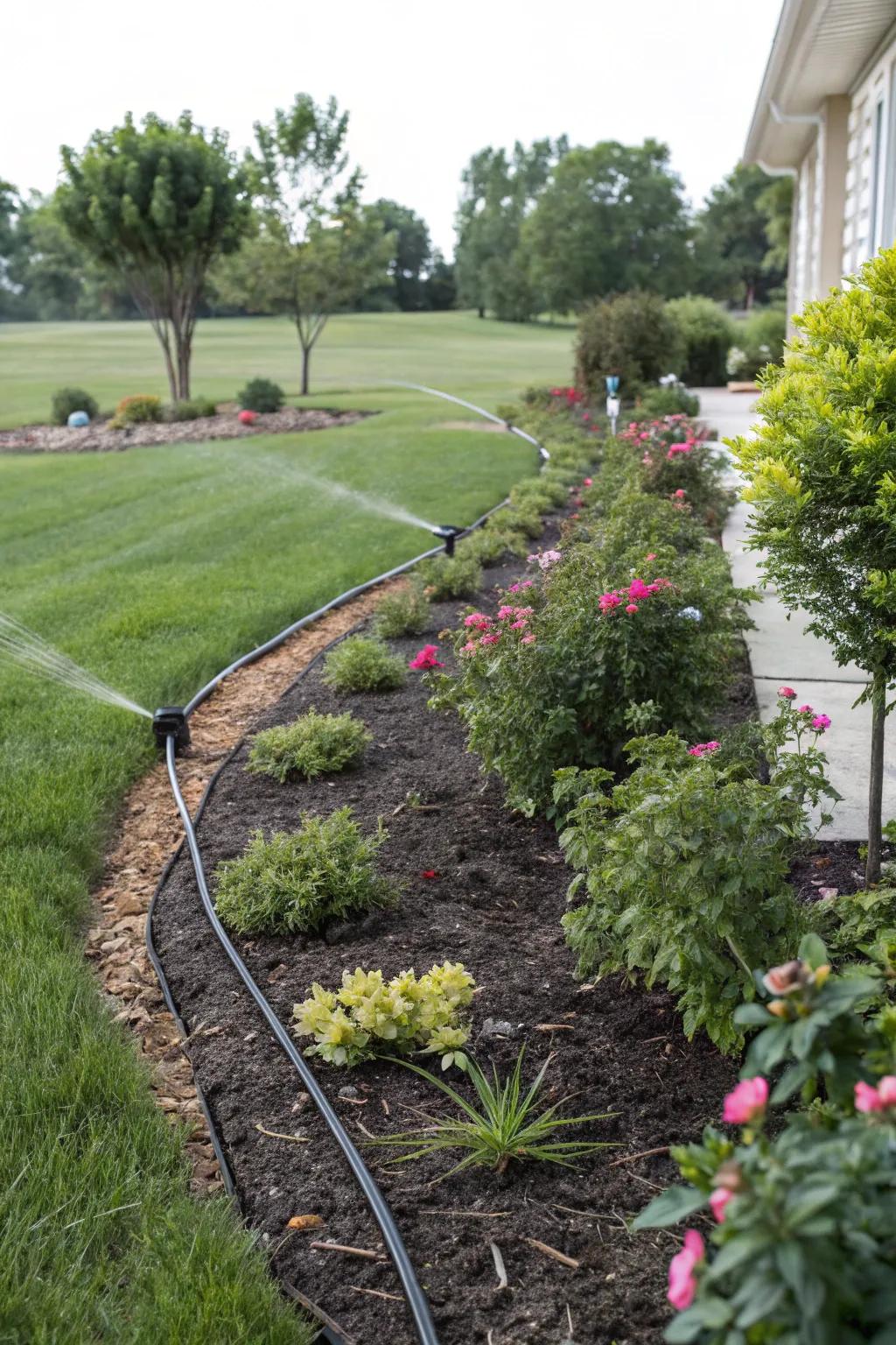 Timed systems ensure water is used well with little work.