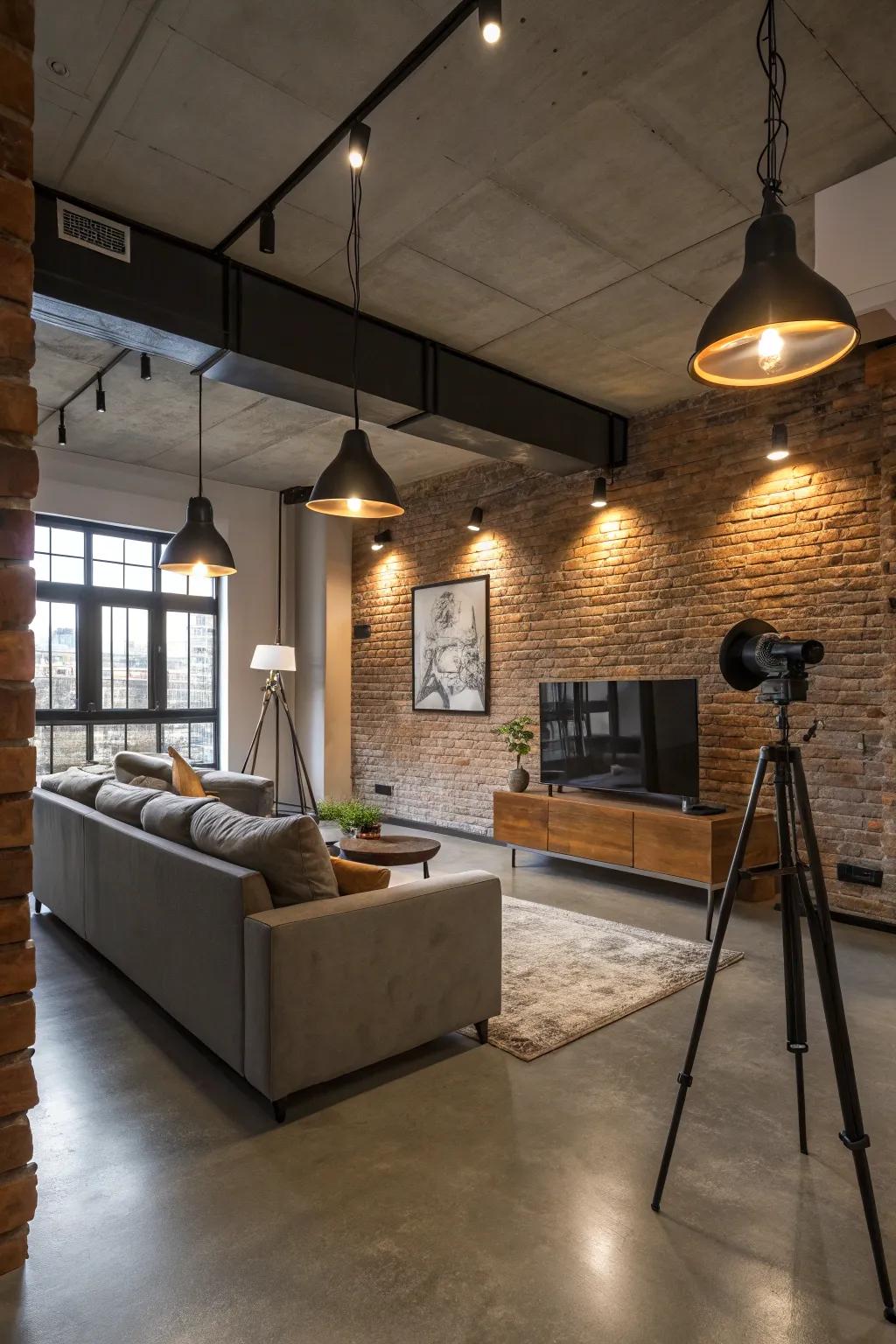 Contemporary lighting fixtures boost both function and style.