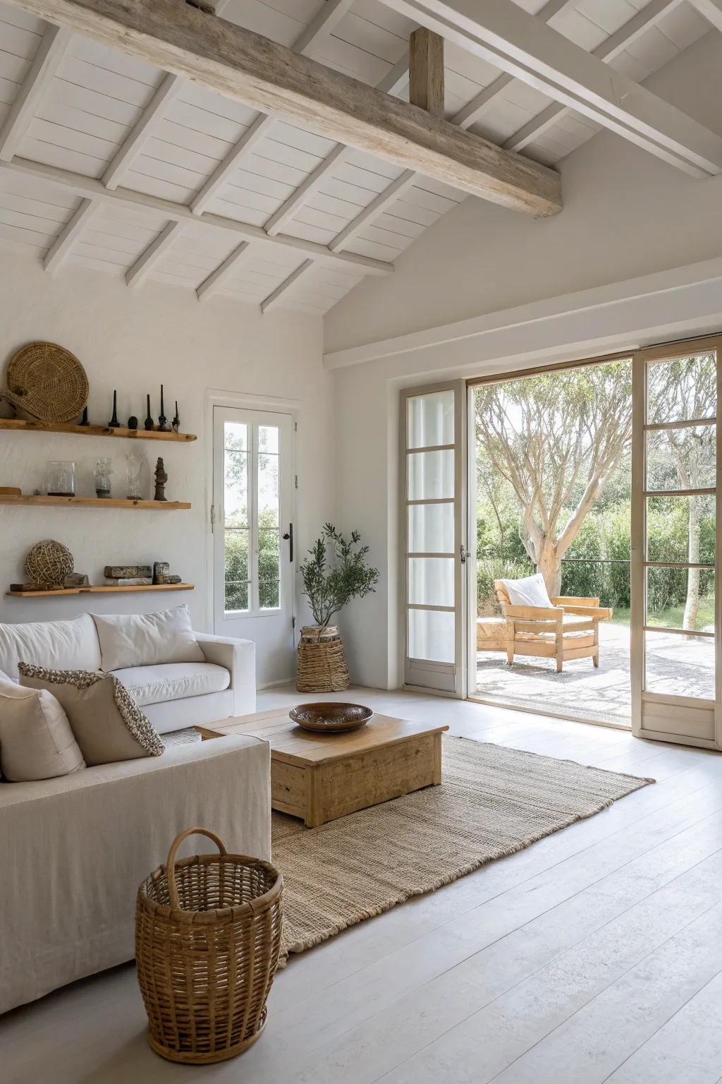 Expansive areas are key to achieving a minimalist aesthetic.
