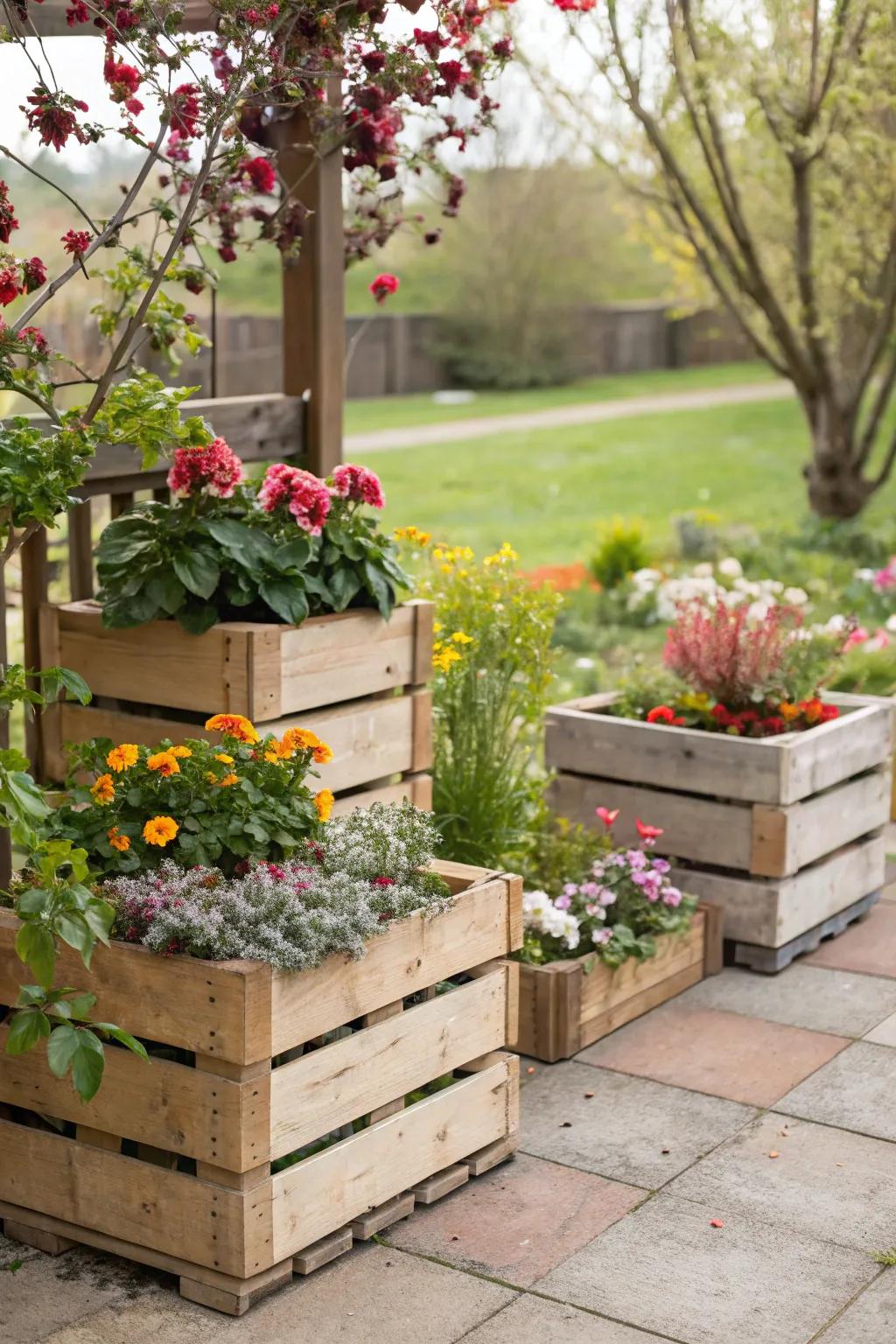 You can add individuality and sustainability to your garden design by upcycling.