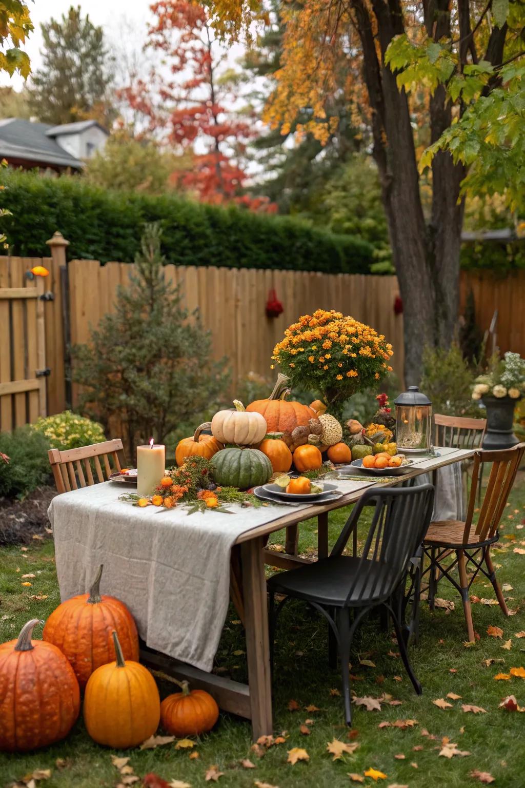 Seasonal themes bring comfort and festivity to your outdoor space.