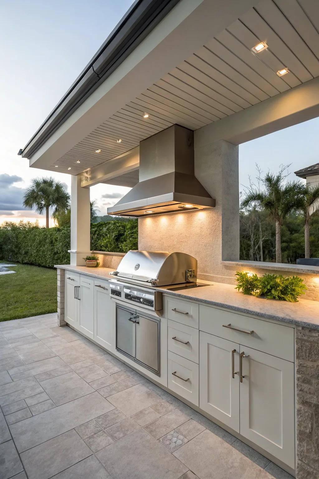 Custom cabinets add flair and functionality to your cooking area.