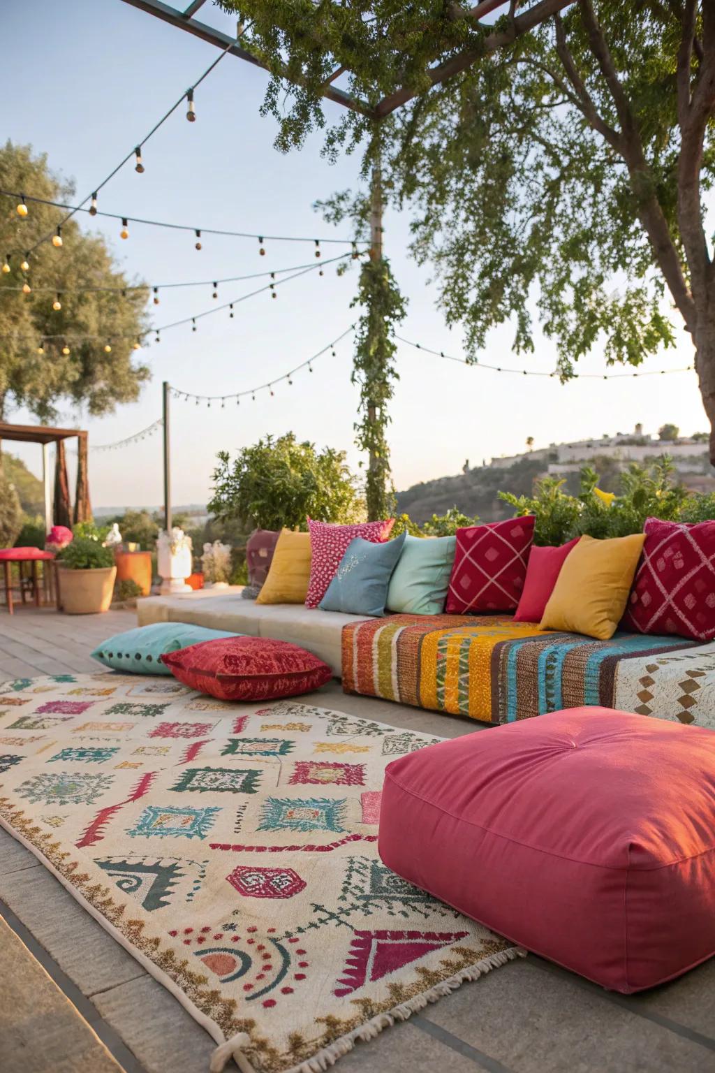 Add individuality and comfort with vibrant decor highlights.