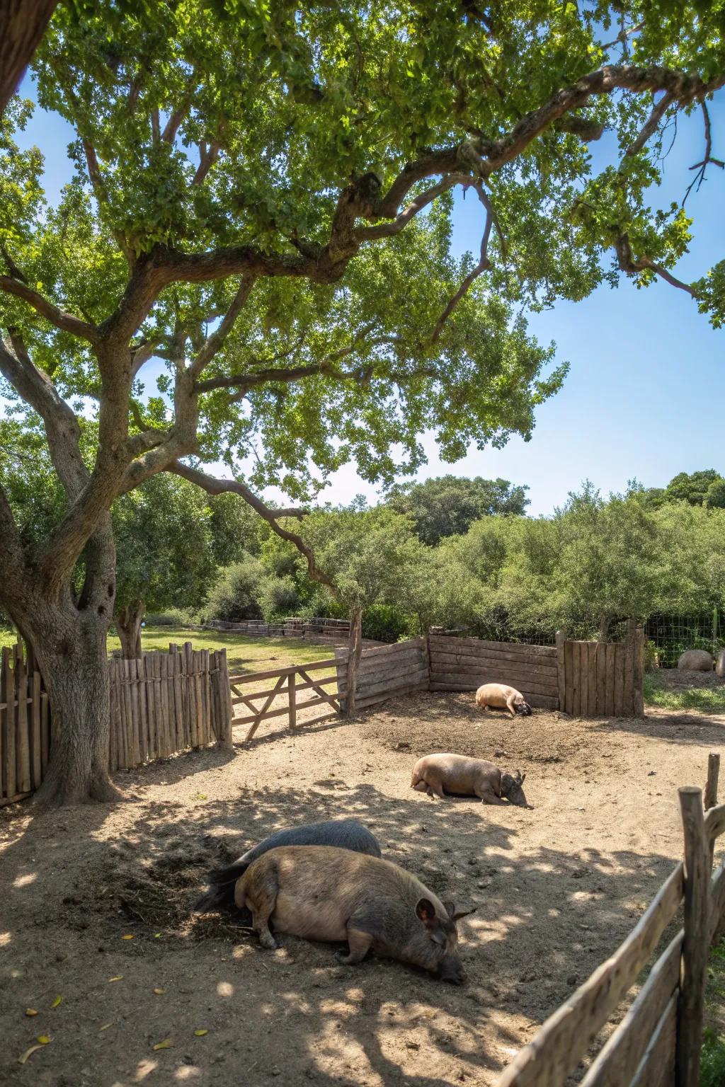 An enclosure that harmoniously merges with the surrounding nature.