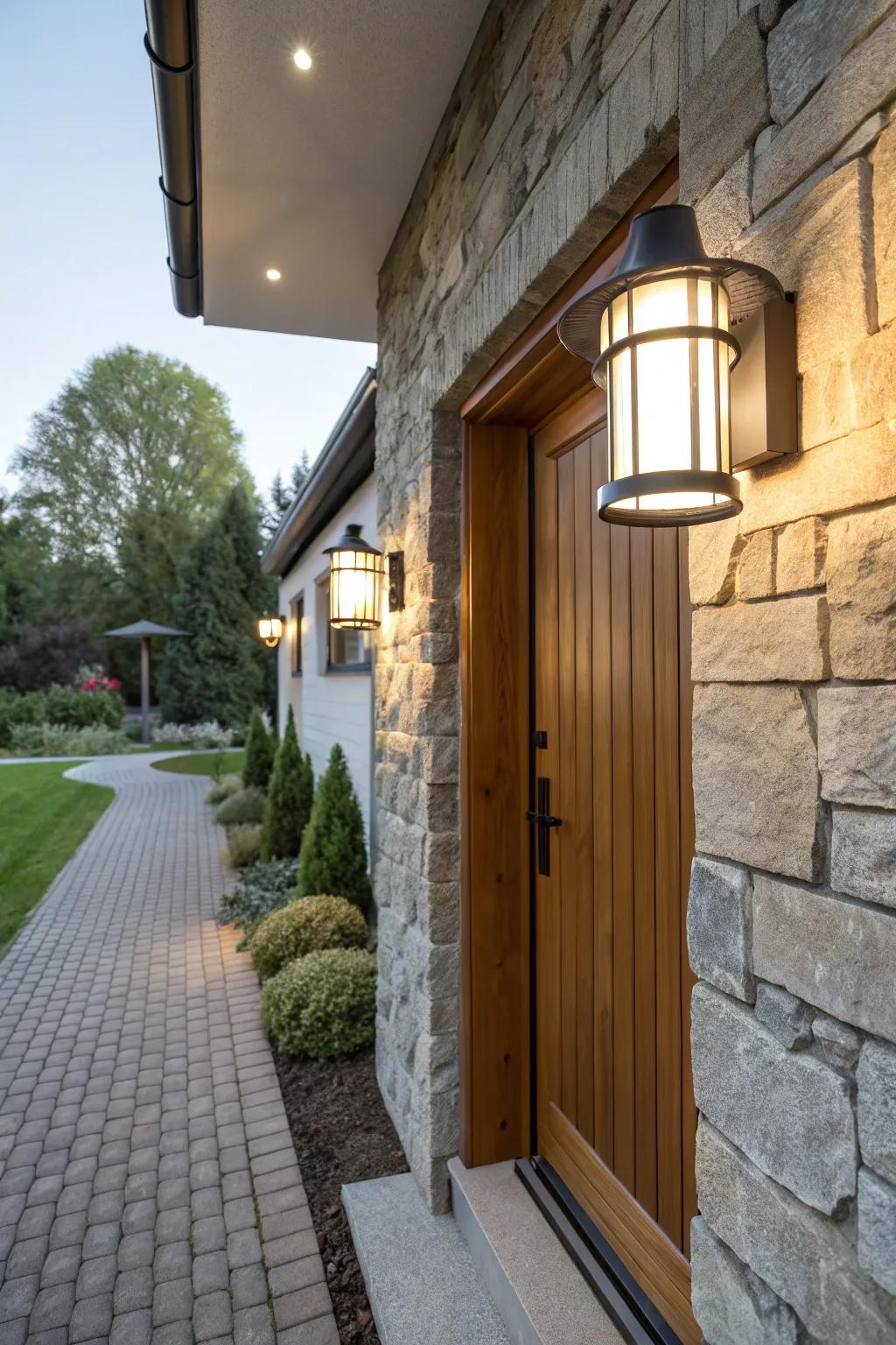 Unite safety and style with refined security lights.
