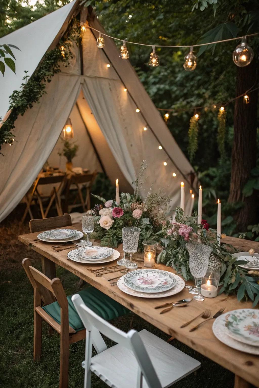 Themed setups make the celebration visually coherent.