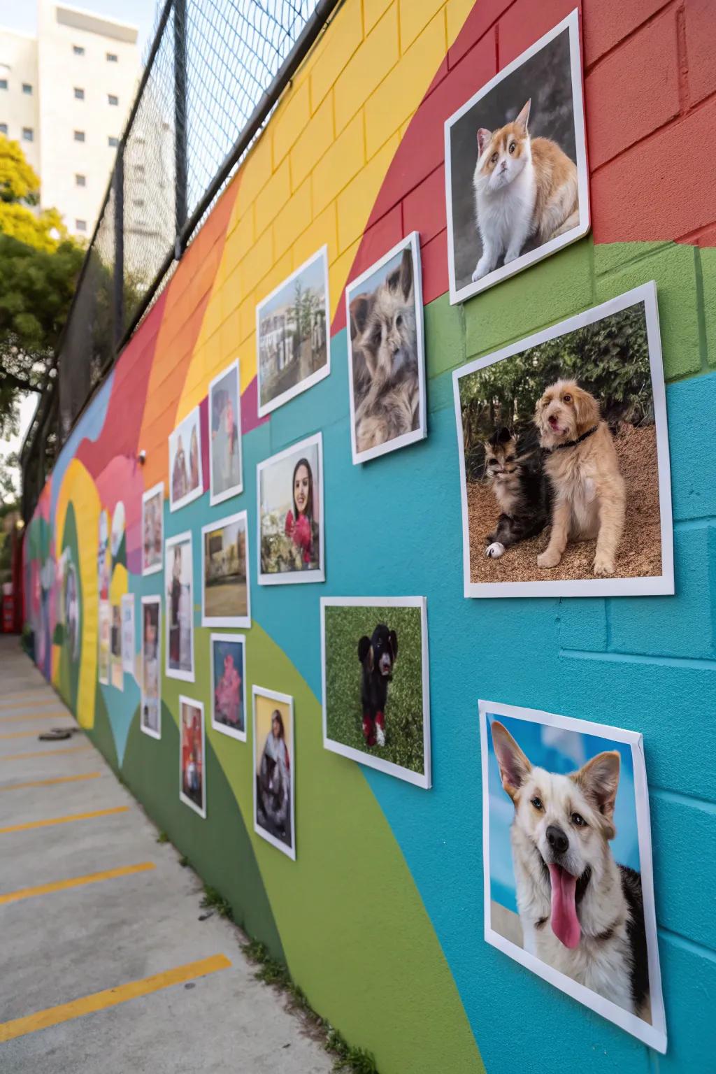Celebrate your pets with a dedicated photo collage.