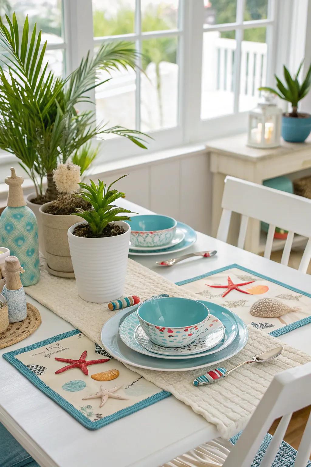 Unify your table decor with themed collections.