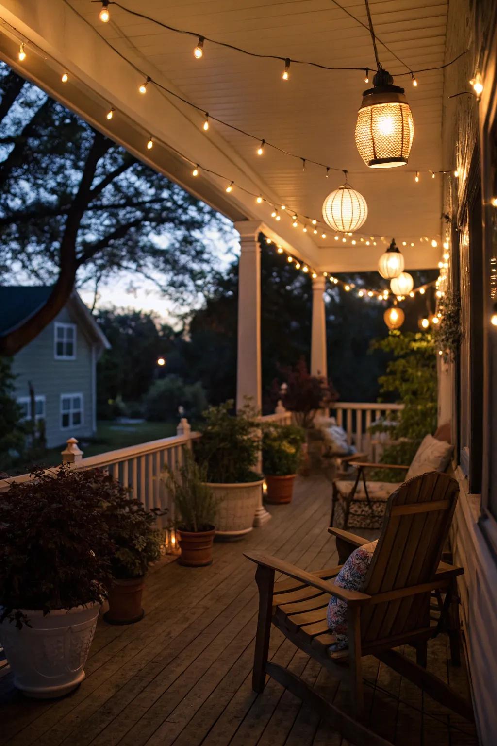 Design a magical atmosphere with gentle lighting.