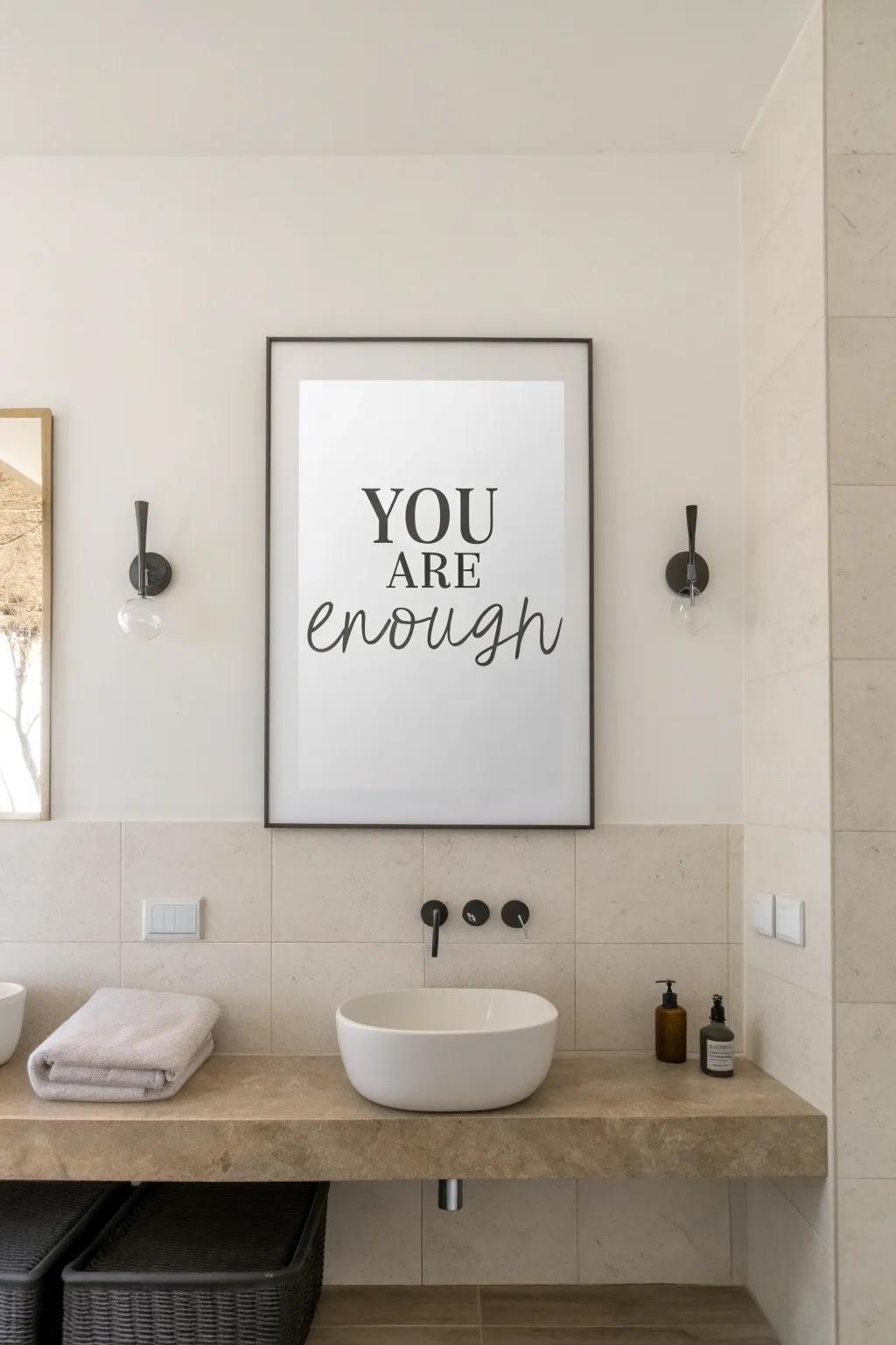Simplicity in layout can provide profound reassurance.