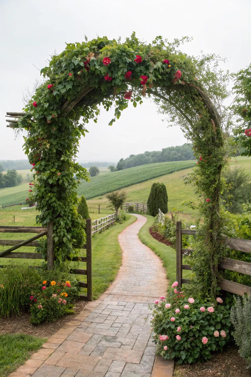 A botanical gateway toward paradise.