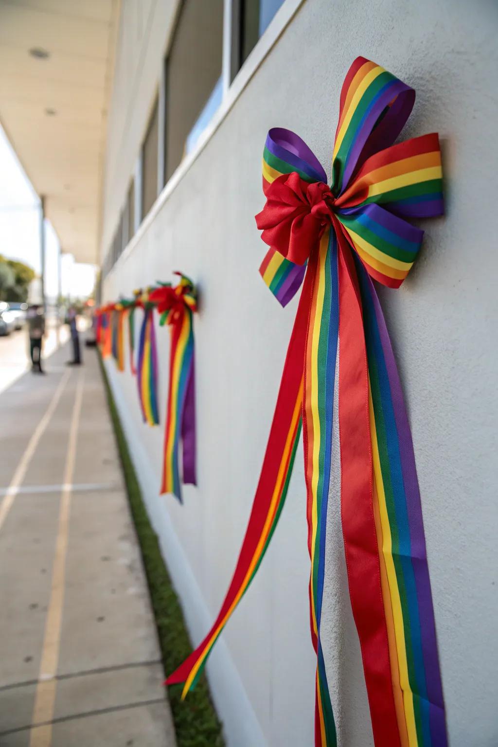 Create a bold statement with a large fabric curve.