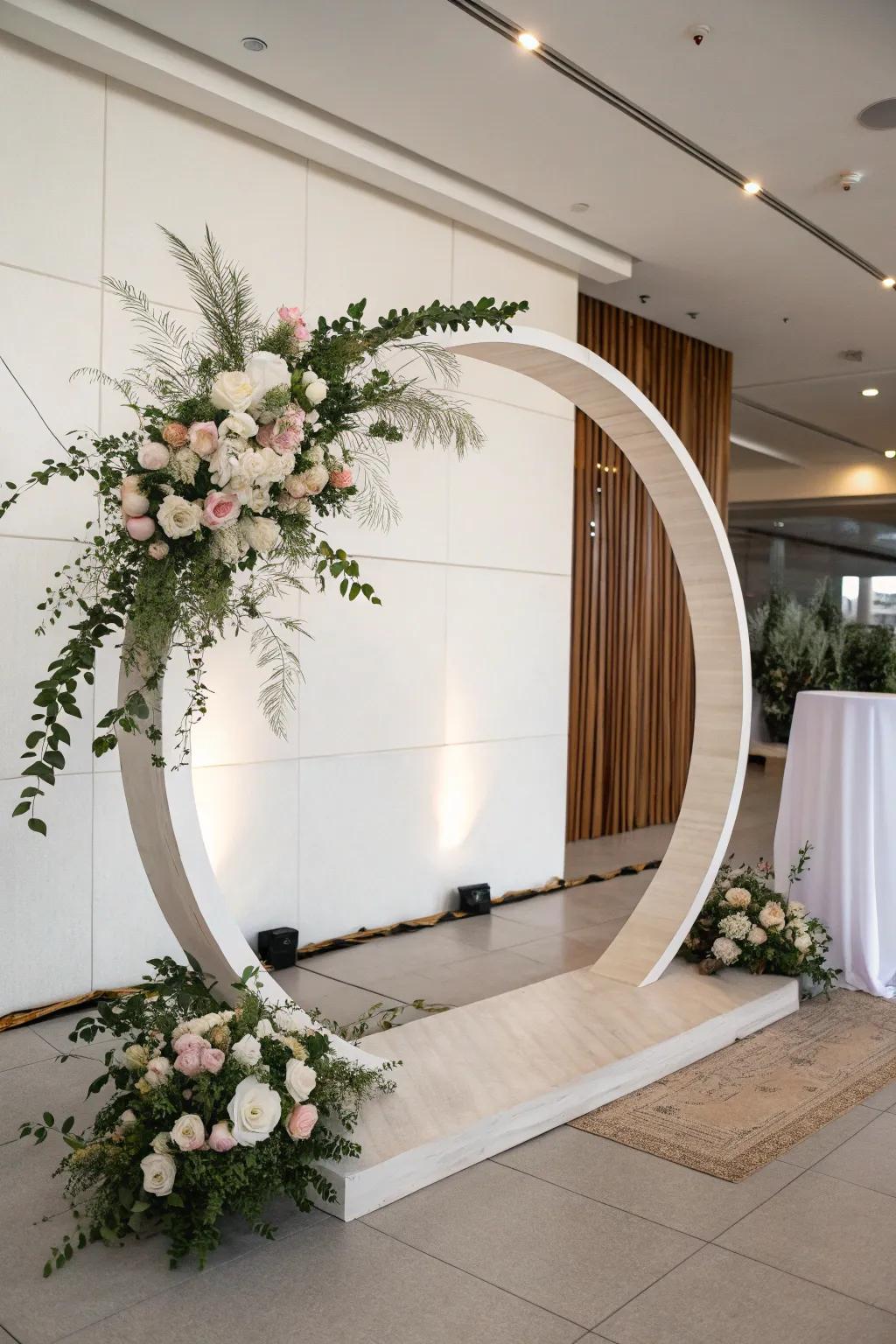 A minimalist gateway design that displays elegance through simplicity.