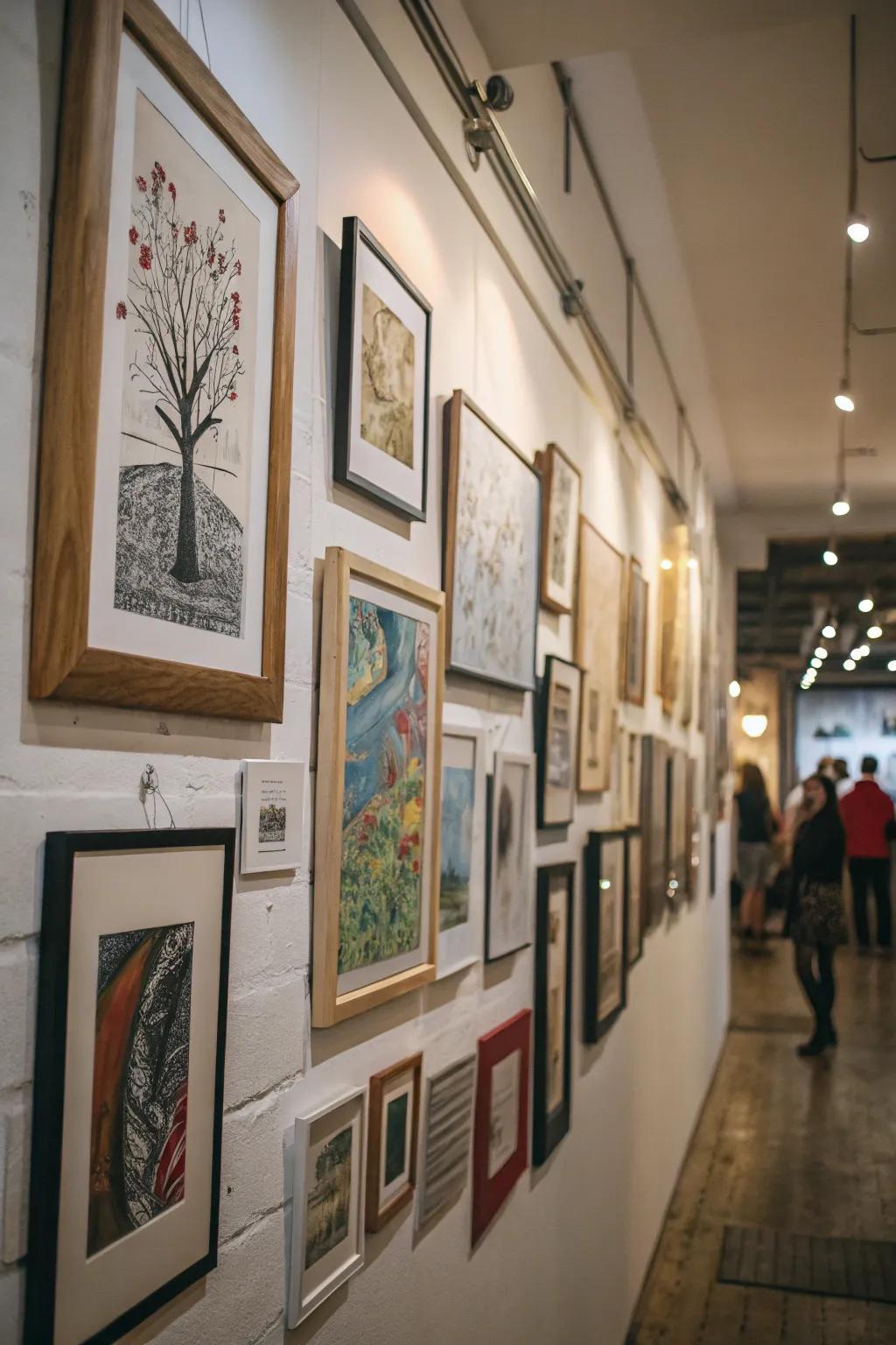 Wall decor adds character and personality.