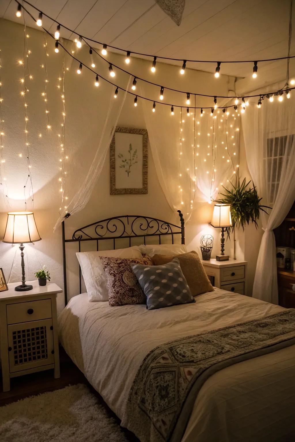 Layered illumination for a cozy and welcoming atmosphere.