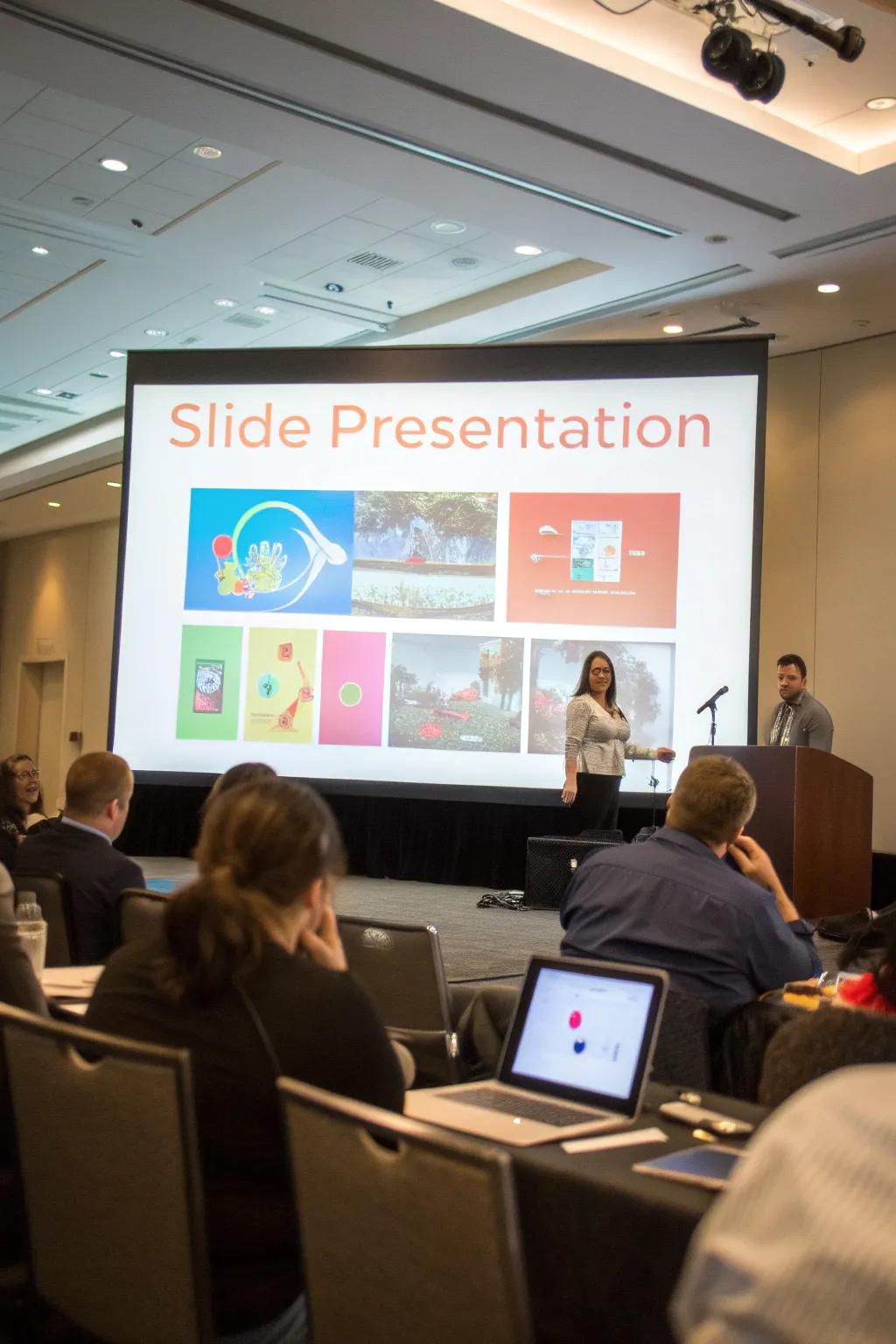 Slides personalized with distinct and custom details.