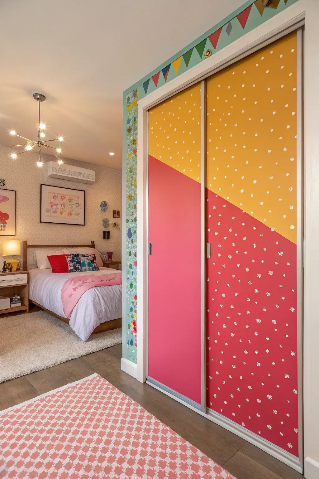 Striking colors for a bright and energetic style.