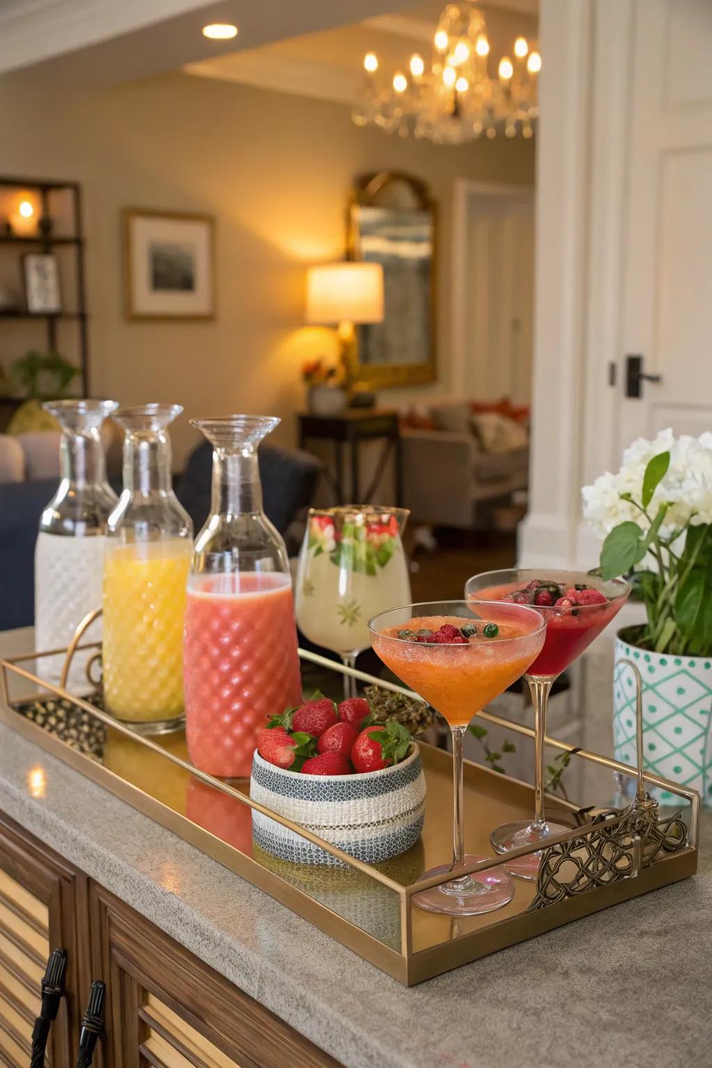 A revitalizing beverage hub to sustain the celebration vibrantly.