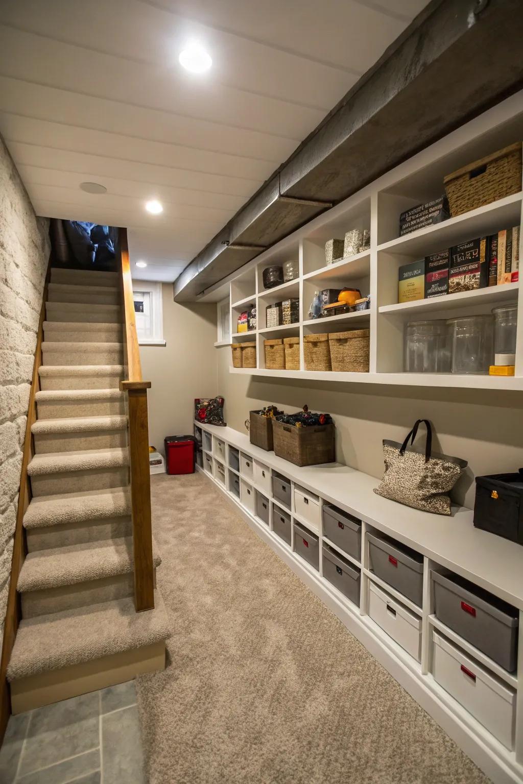 Keep it organized using clever storage options.